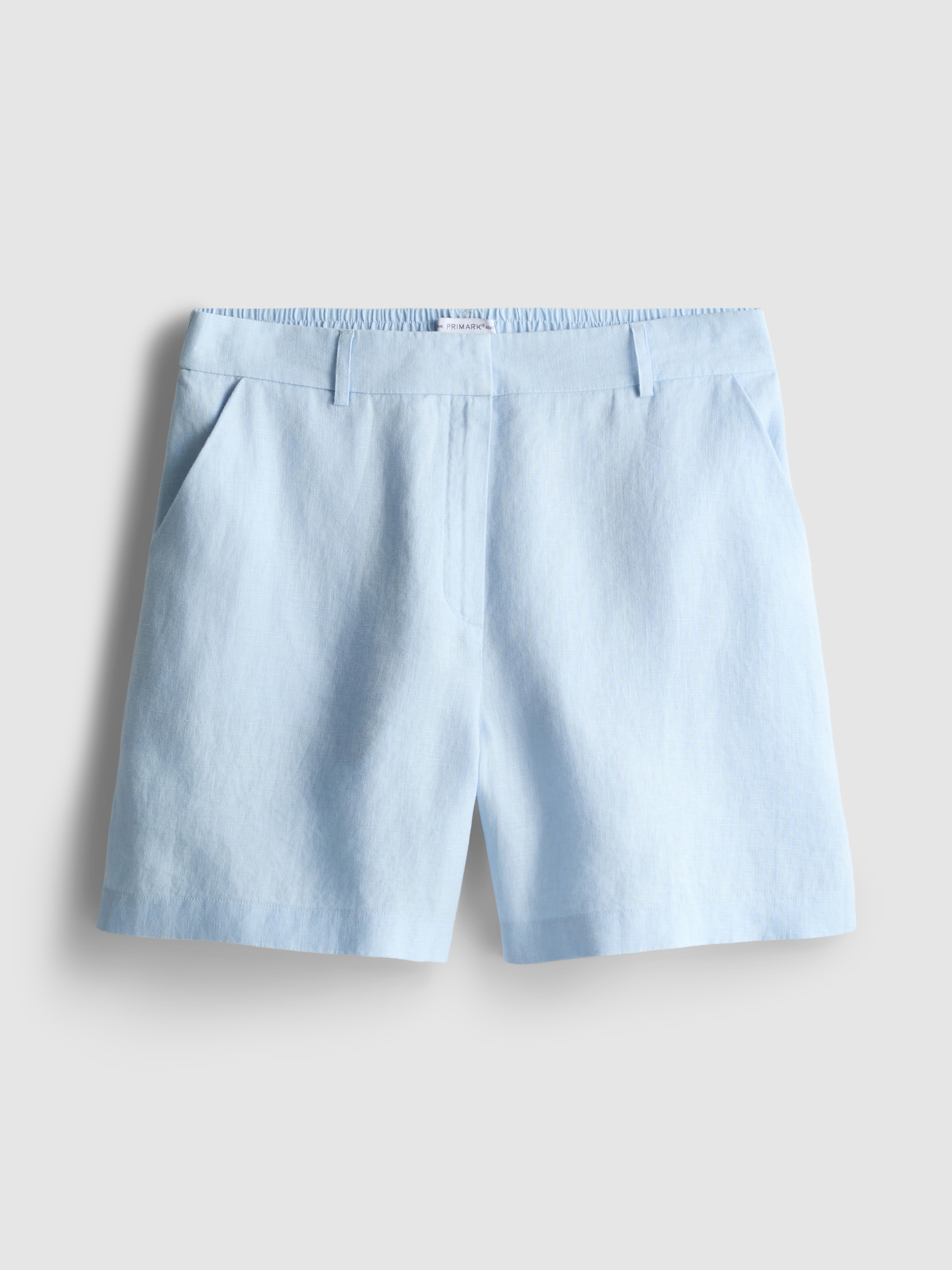 The Edit Linen Classic Shorts