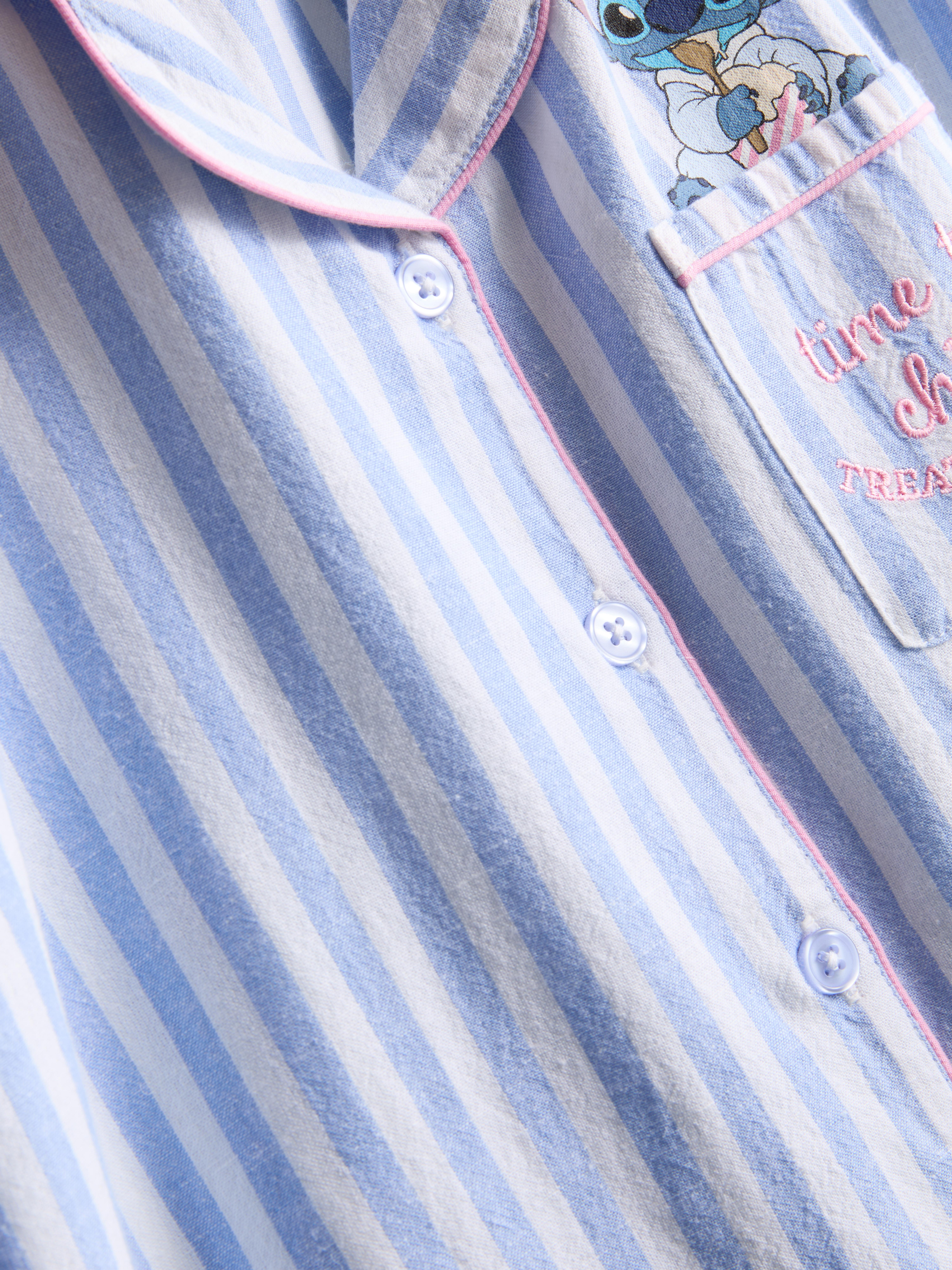 5-15yrs | Disney’s Stitch Short Shirt Pyjamas