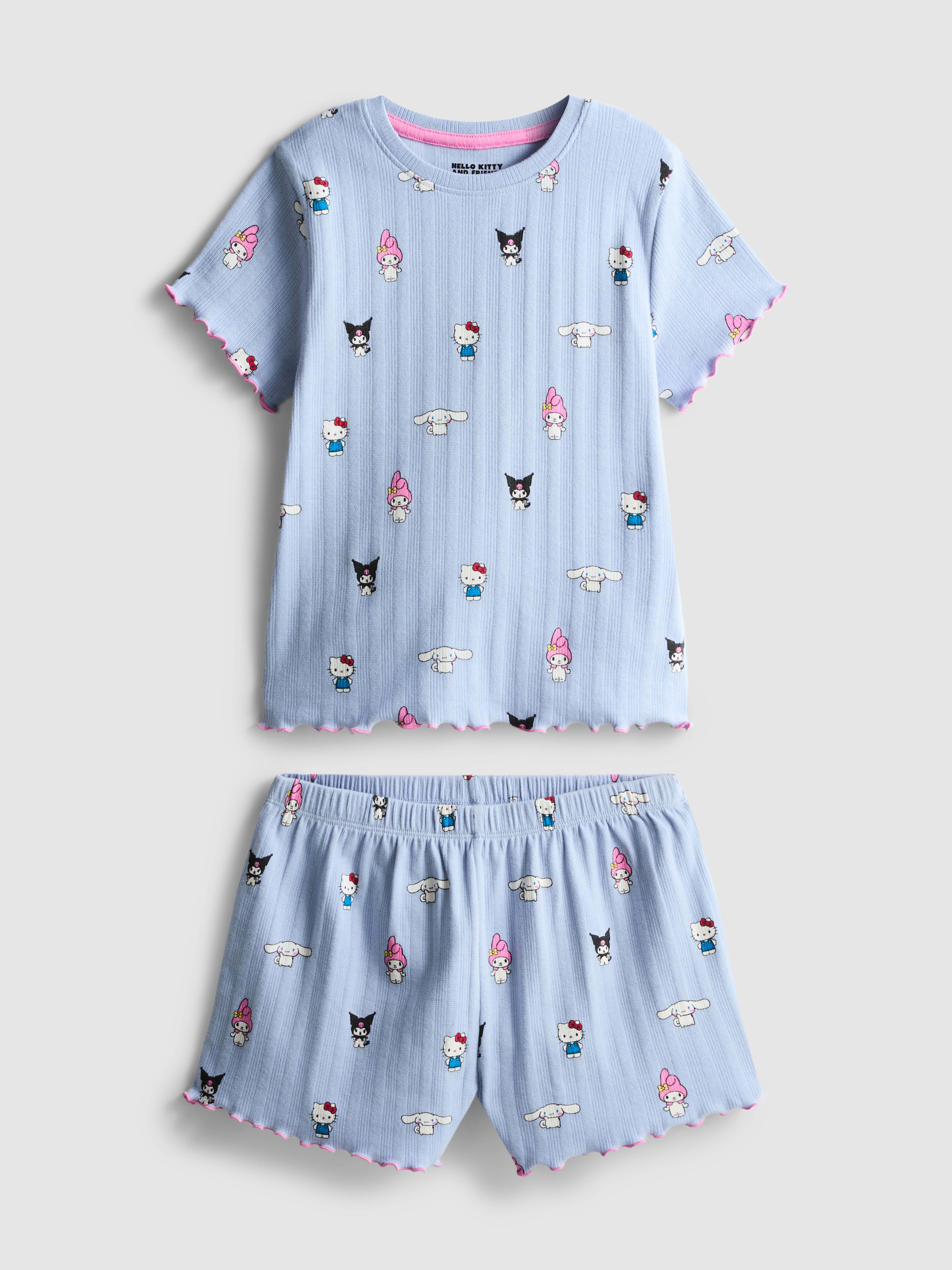 5-15yrs | Hello Kitty and Friends Pointelle Short Pyjamas