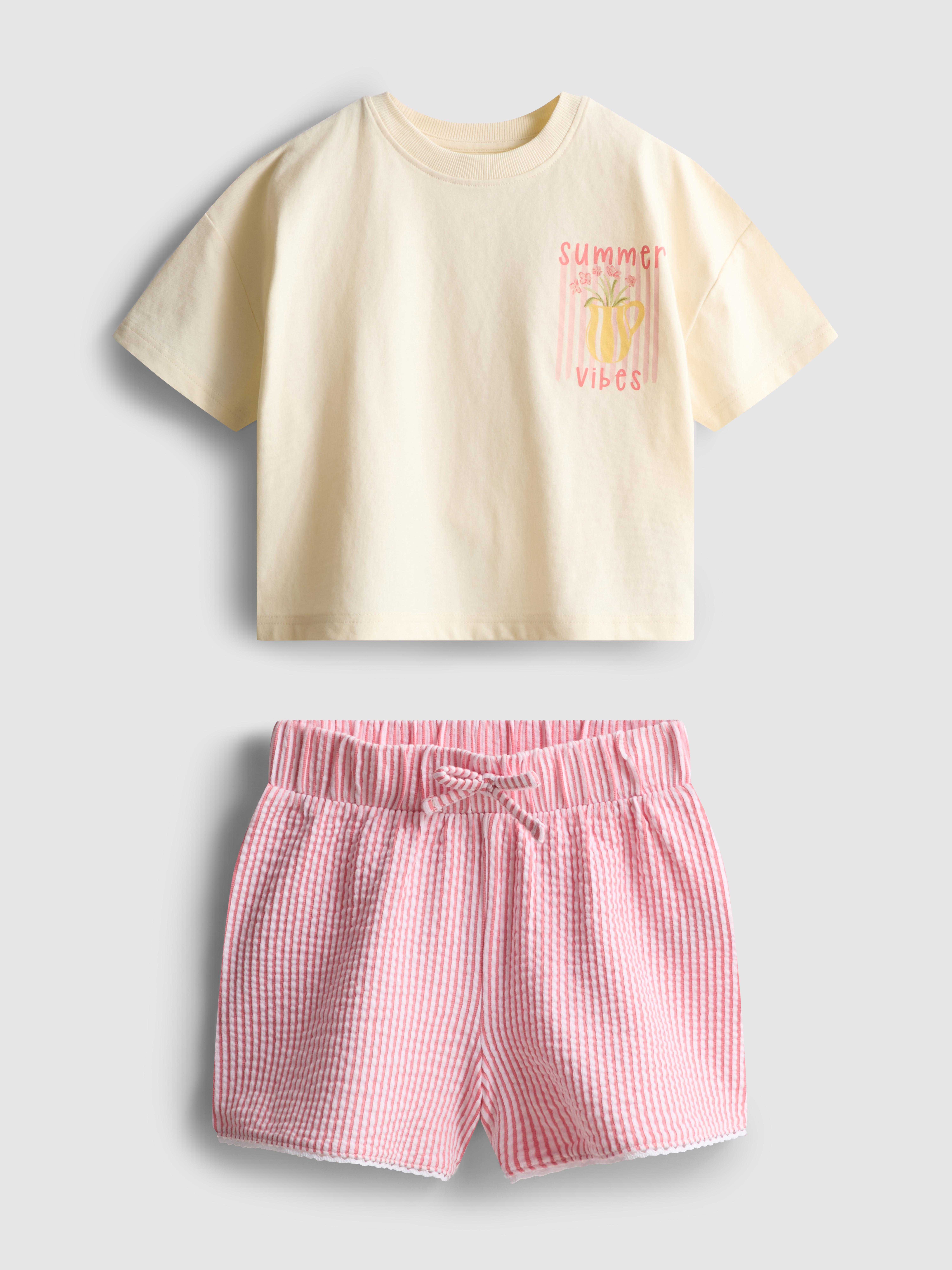18 mois–9 ans | Ensemble t-shirt droit et short