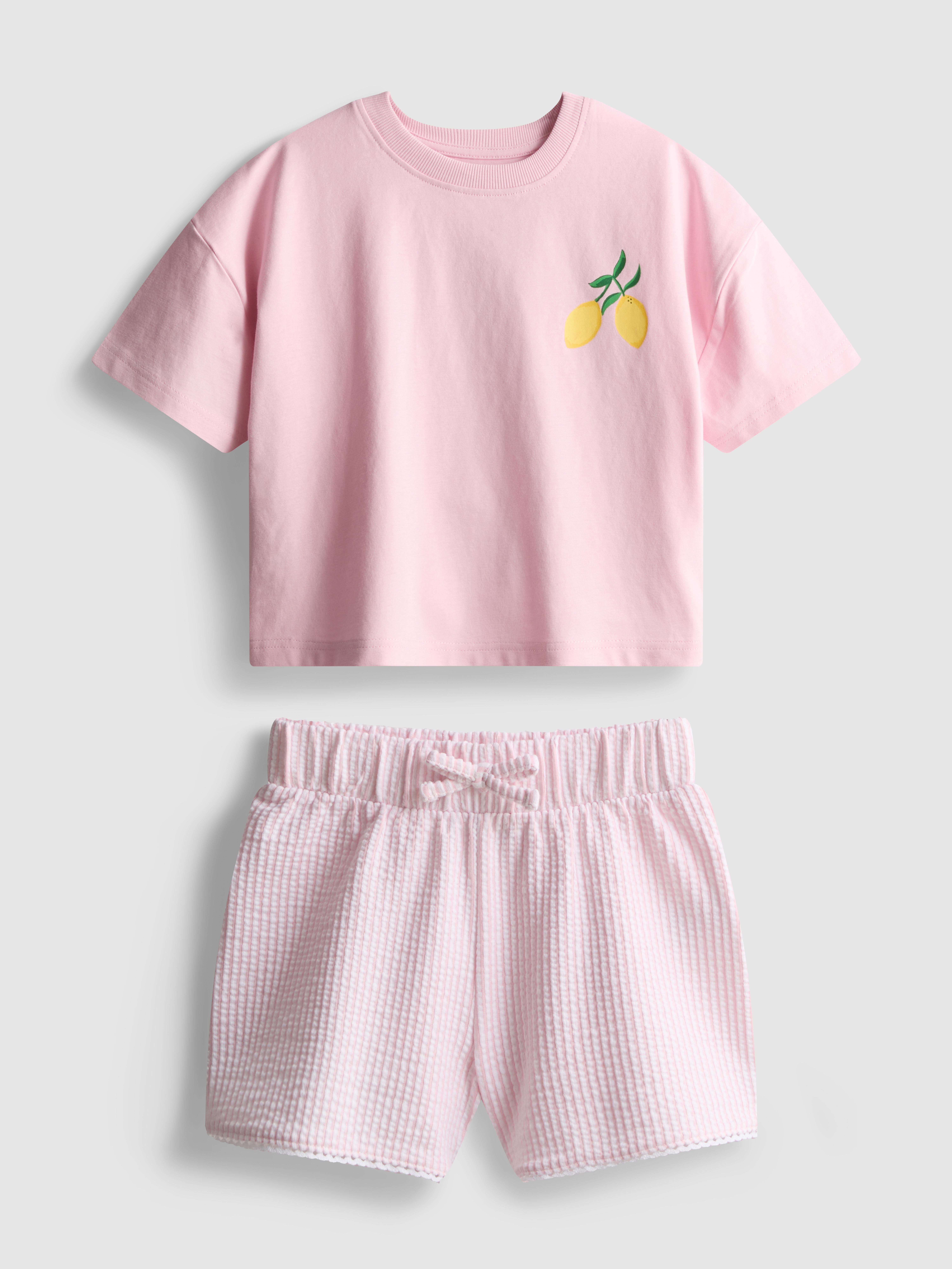 1,5 - 9 ani | Set cu tricou cu croială largă și pantaloni scurți