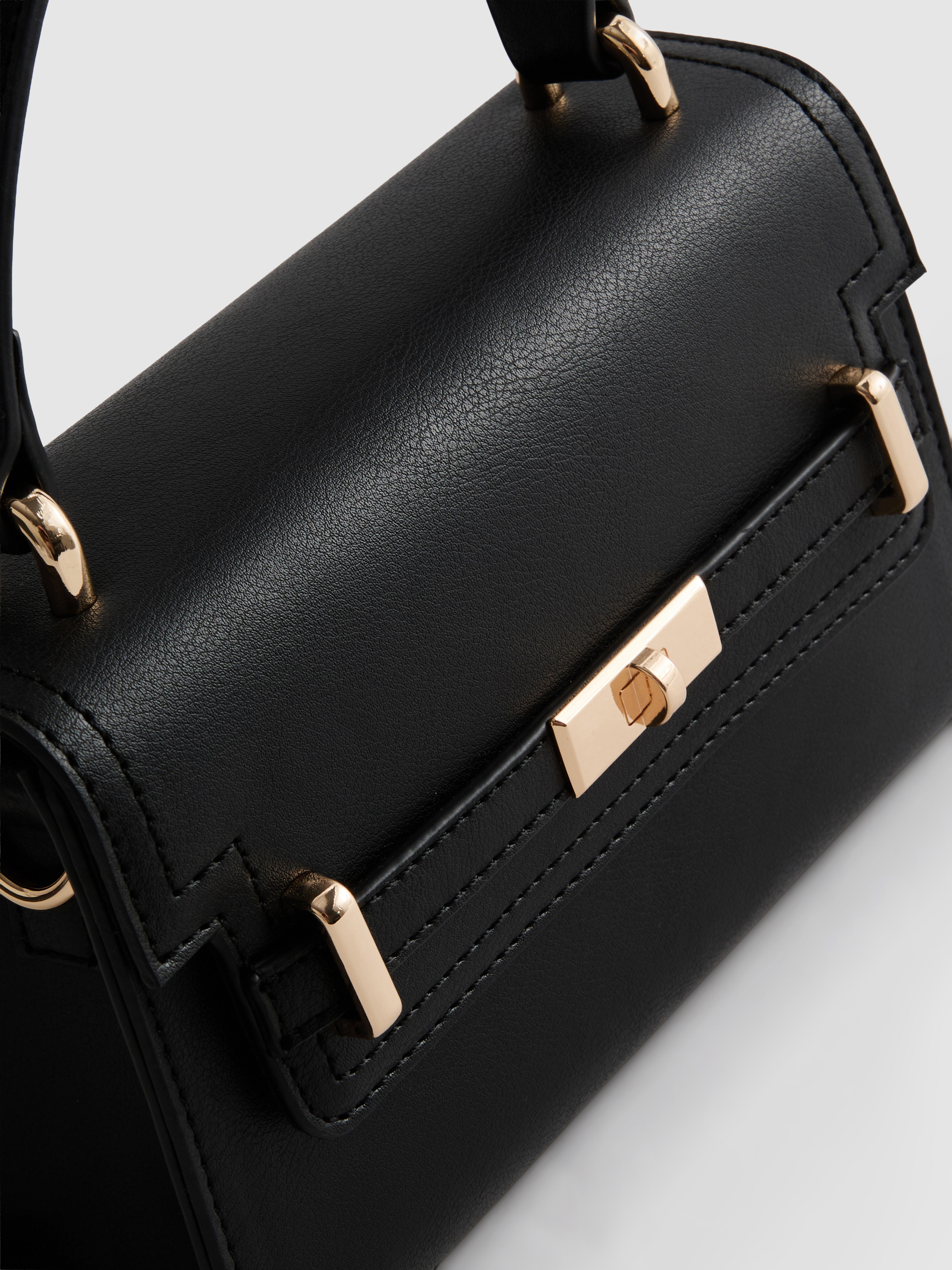 Borsa con manico superiore Hazel Bow - Nero - CHARLES & KEITH IT