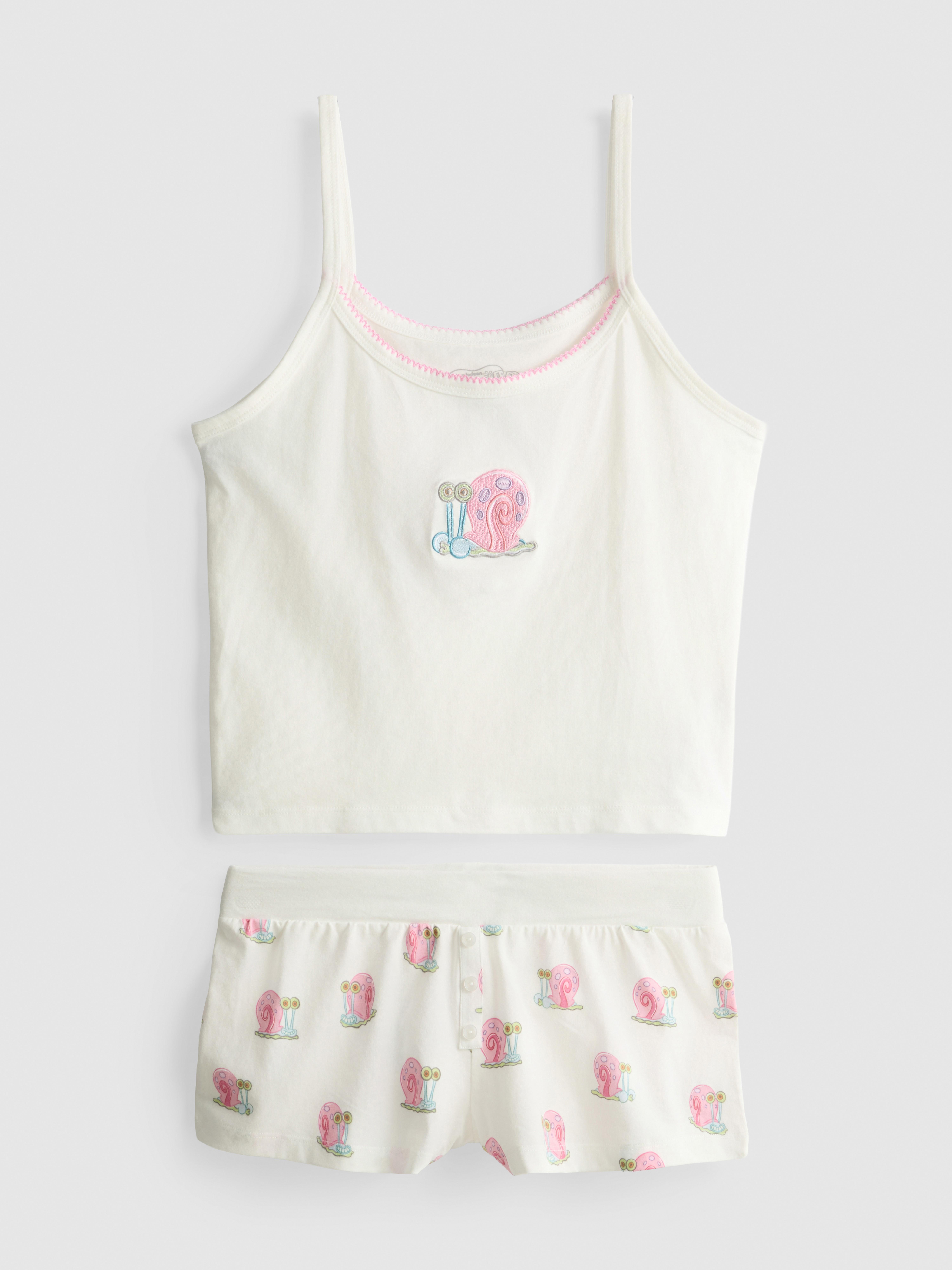 SpongeBob SquarePants Gary Vest Shorty Pyjamas