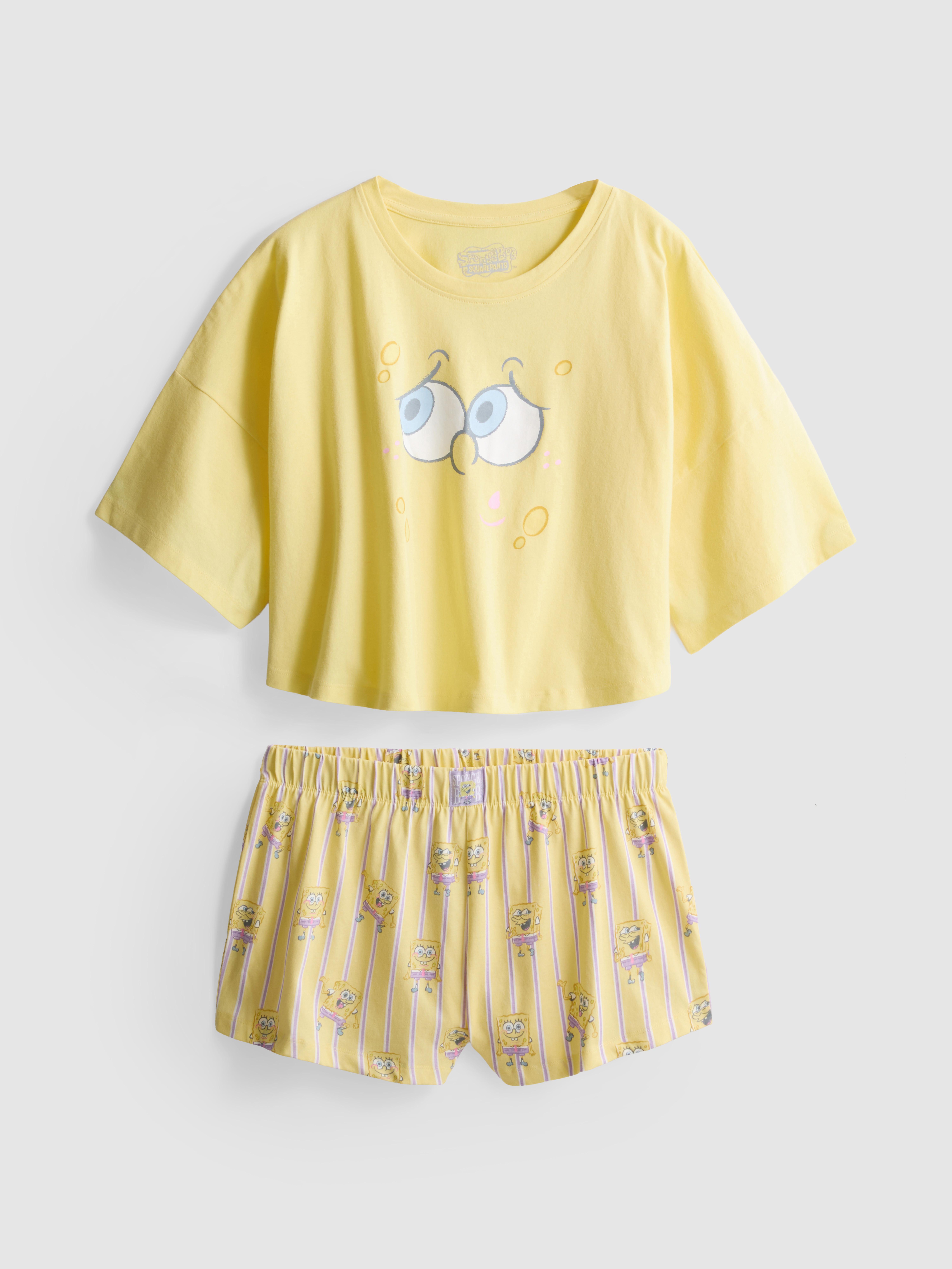 Pijama curto gráfico SpongeBob SquarePants