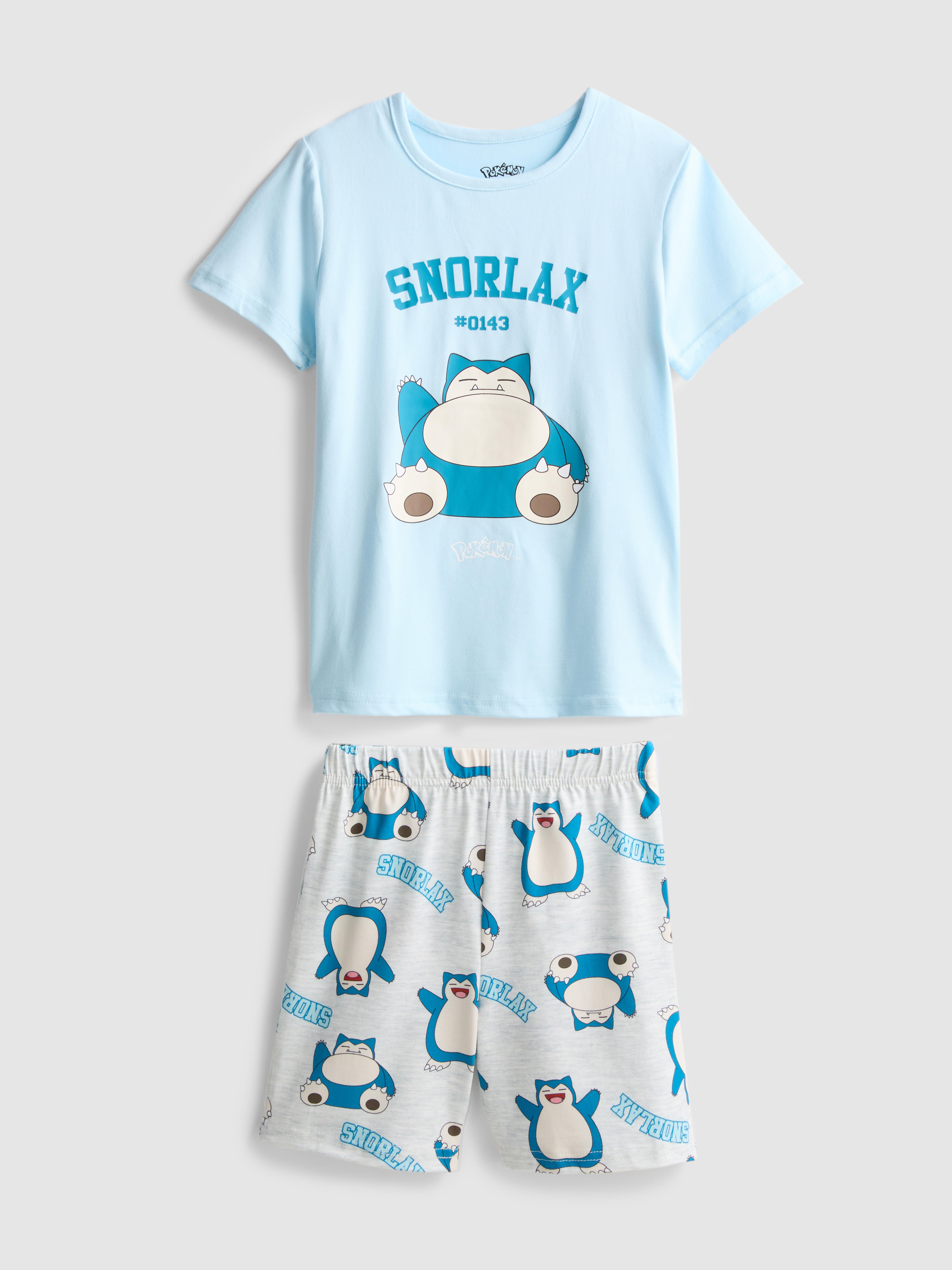 1.5-8yrs | Pokémon Snorlax Short Pyjamas