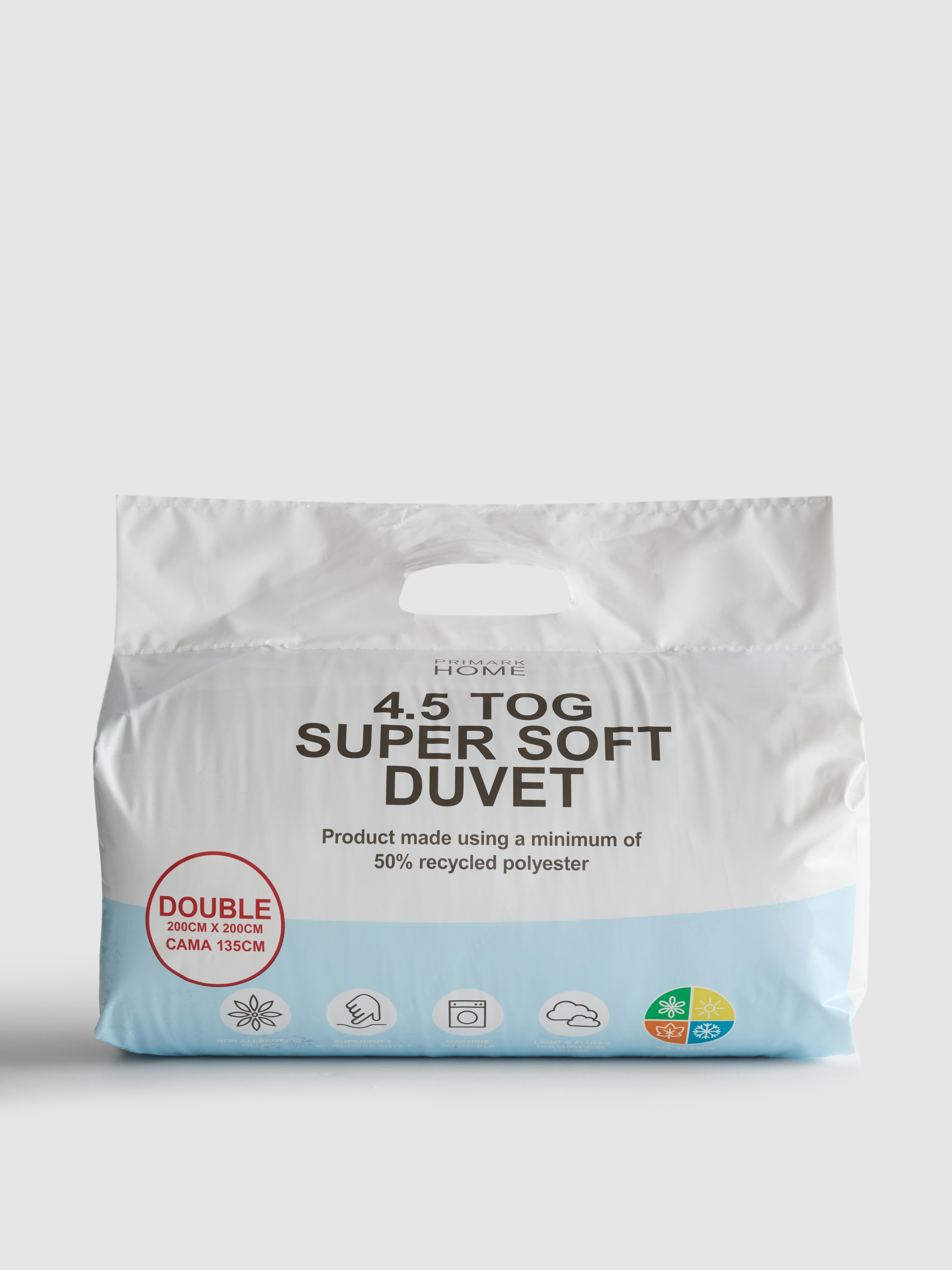 Edredão casal super macio 4,5 Tog