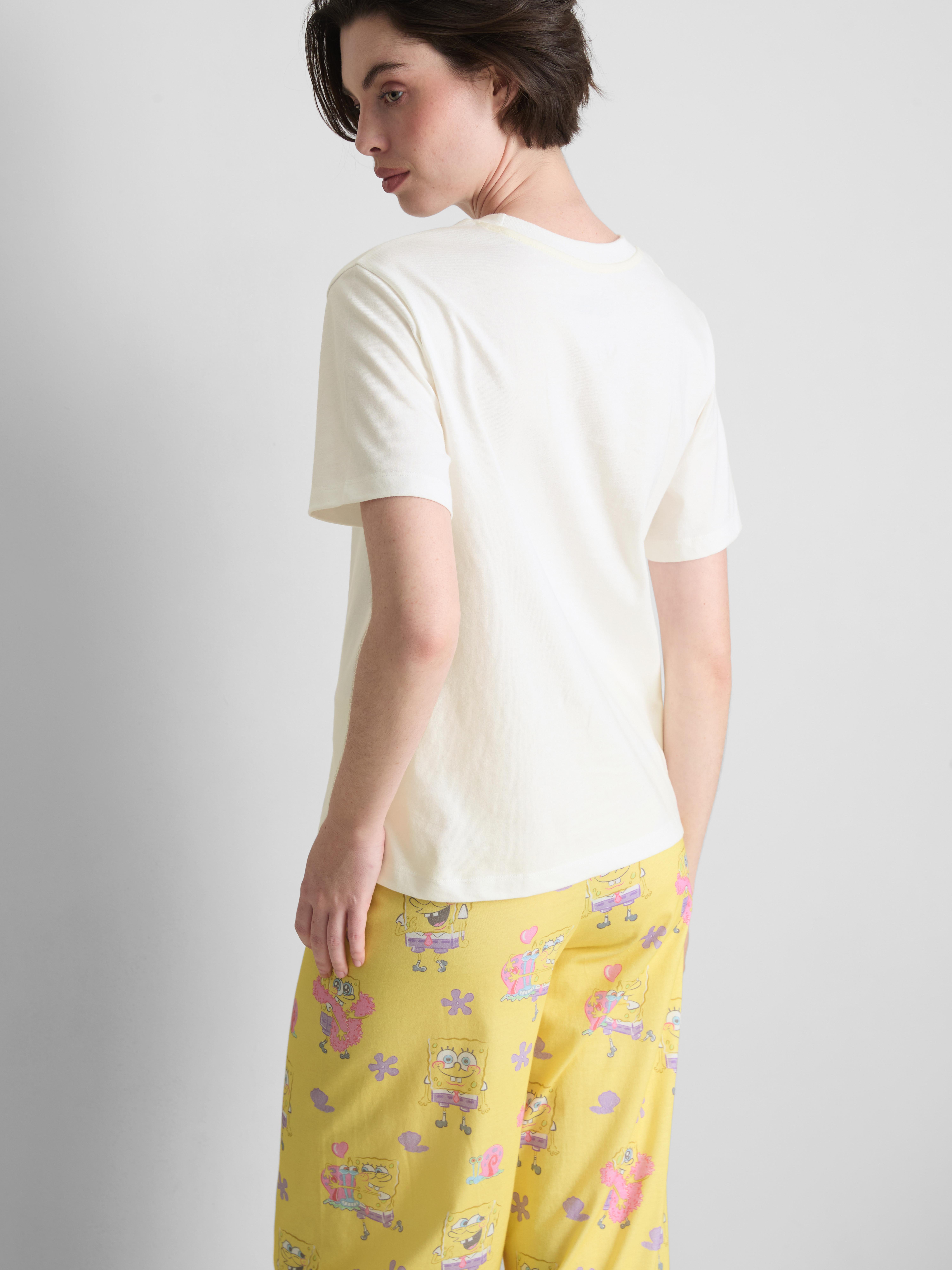Pyjamatop met print SpongeBob SquarePants OOTD