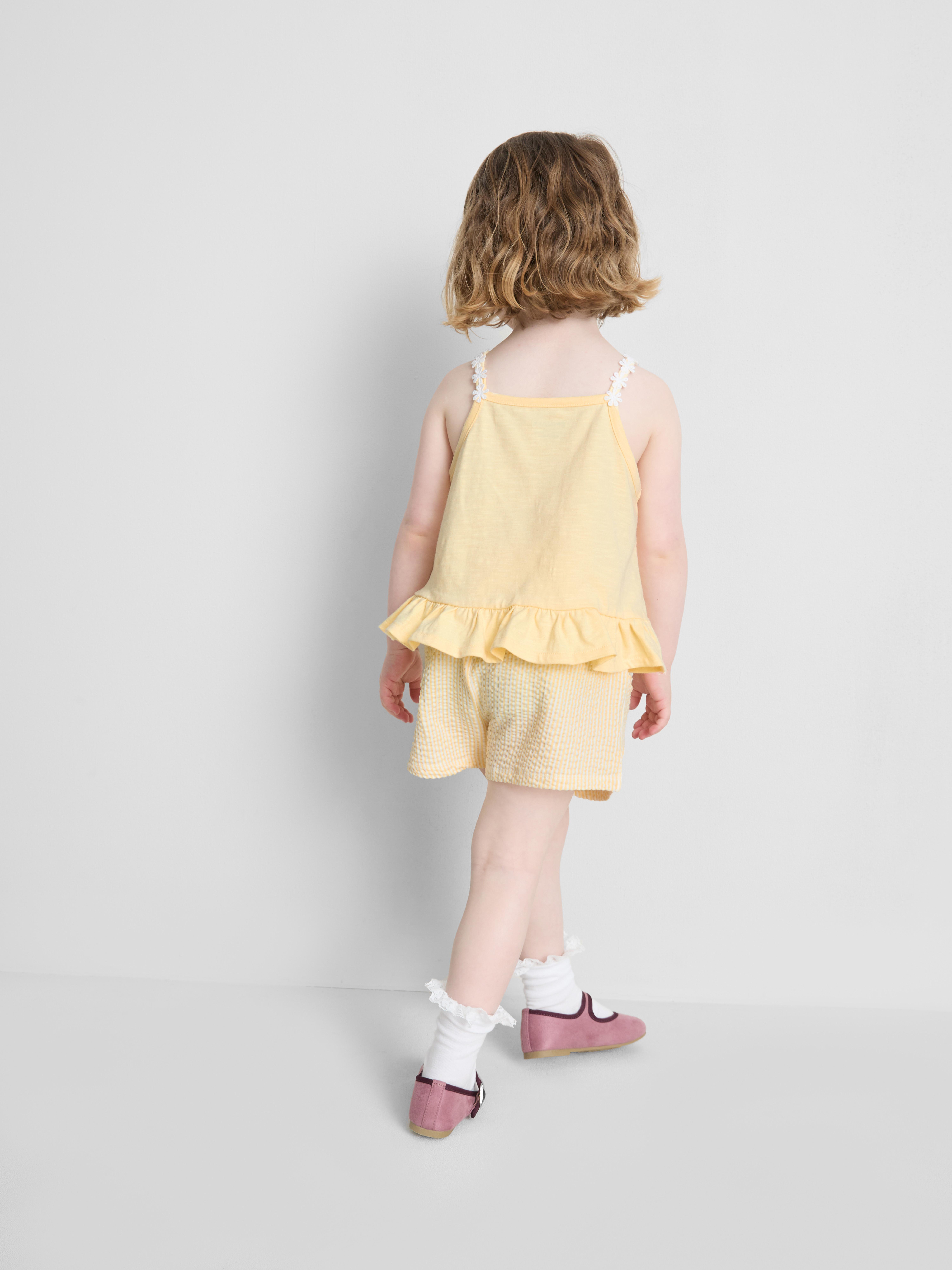 1-9yrs | Peplum Top and Shorts Set