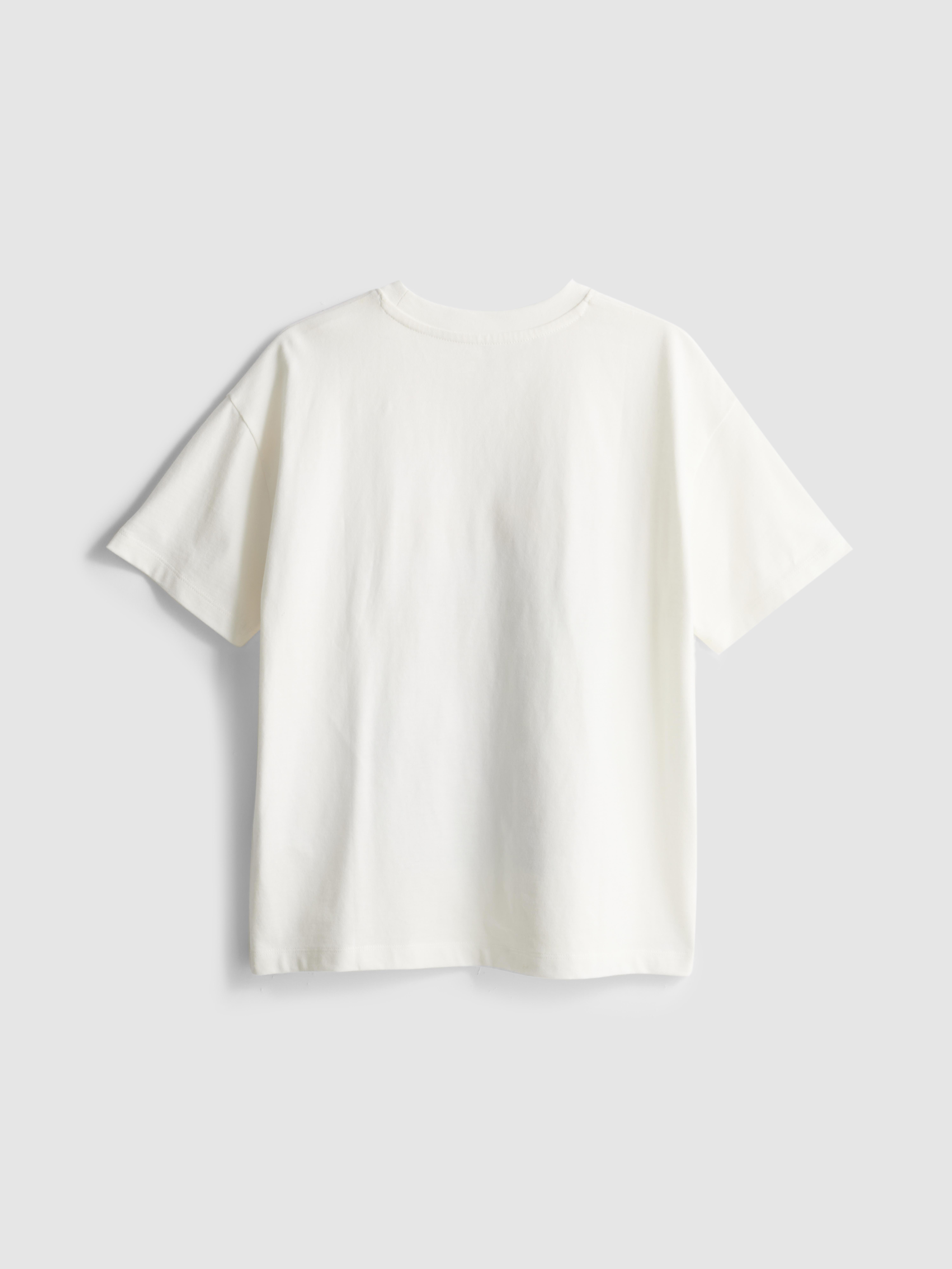 7 - 15 ani | Tricou supradimensionat cu imprimeu