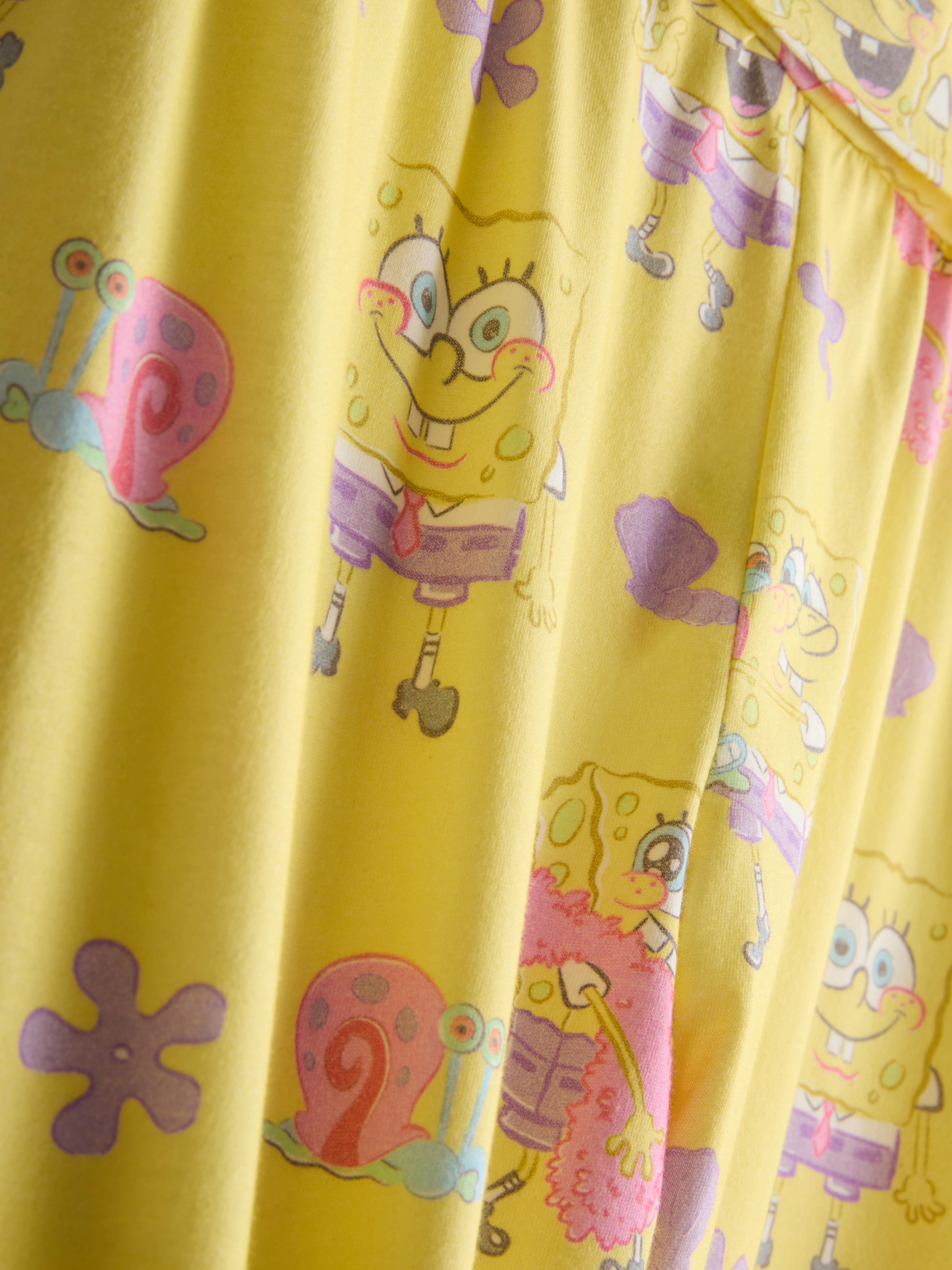Katoenrijke pyjamabroek met print SpongeBob SquarePants