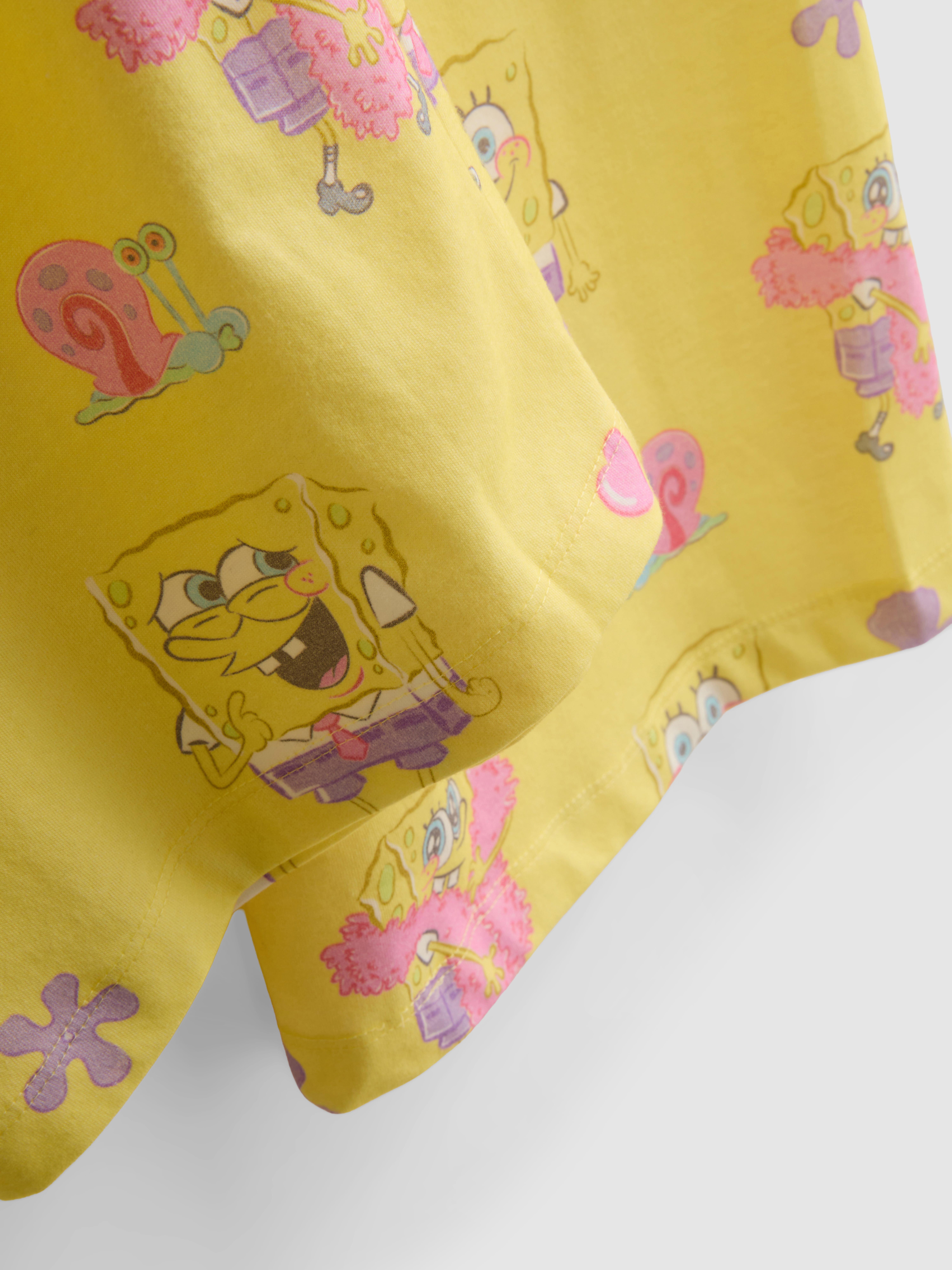 Katoenrijke pyjamabroek met print SpongeBob SquarePants