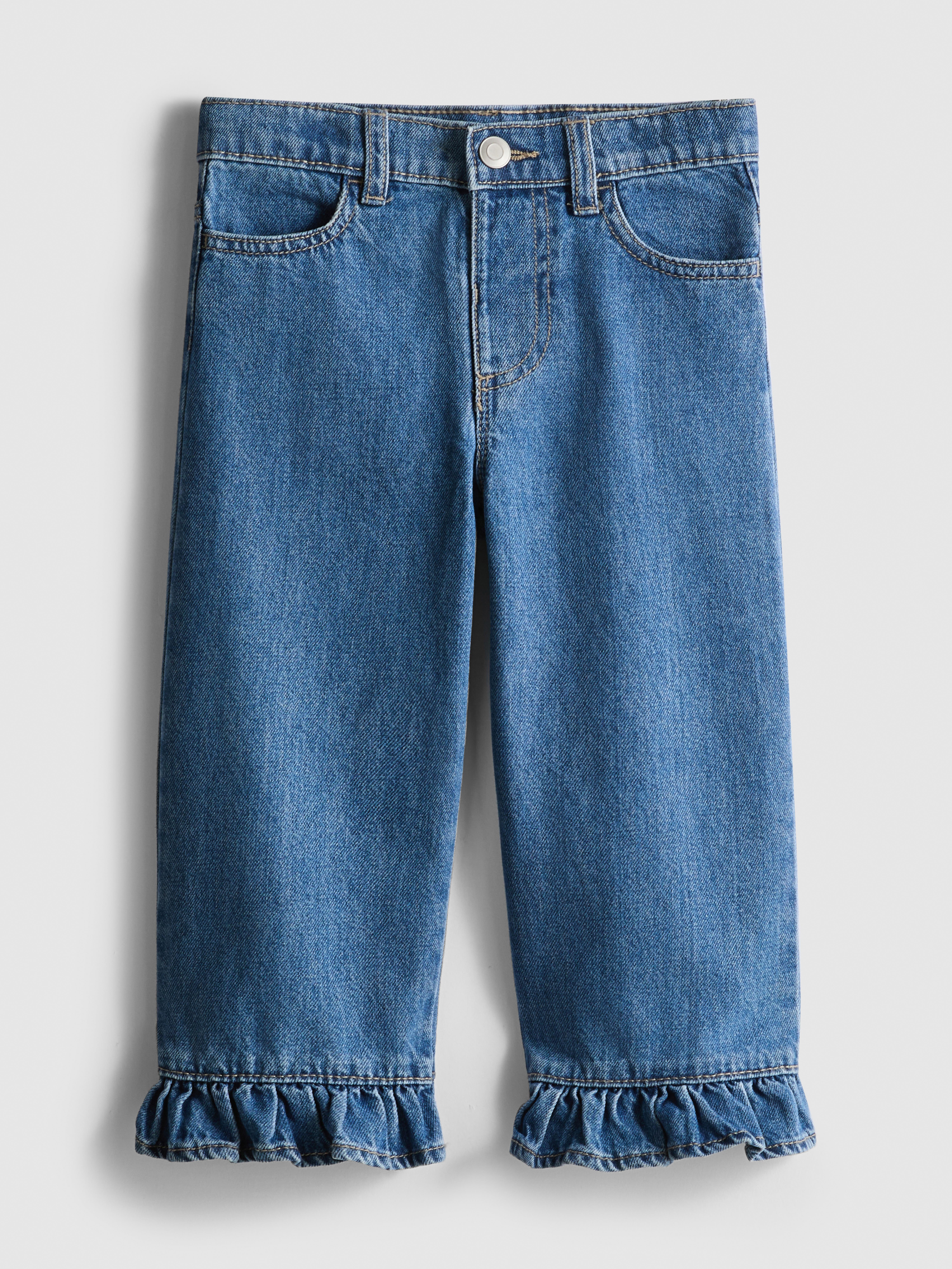 1-9yrs | Ruffle Hem Jeans