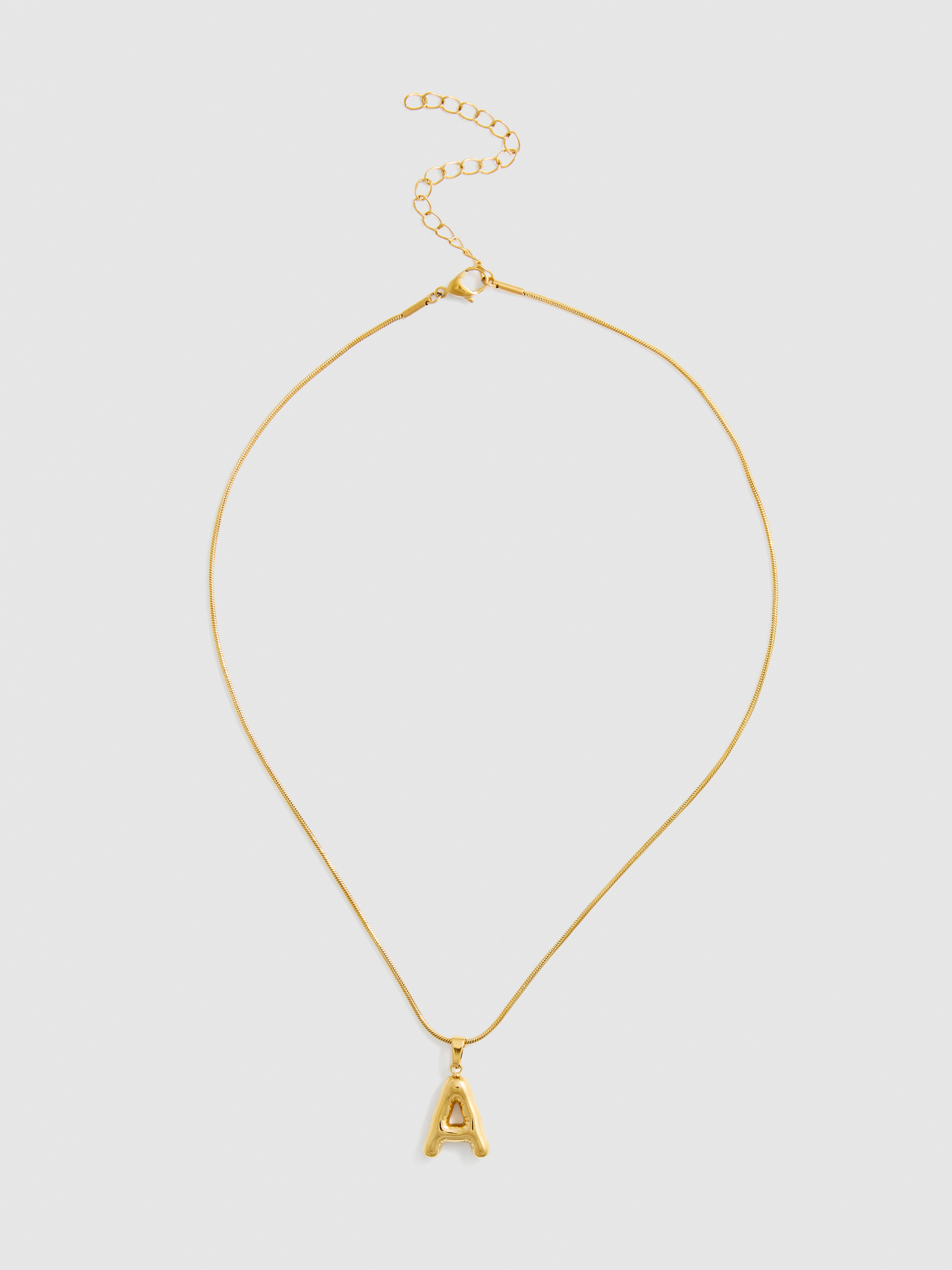 Waterproof Initial Necklace