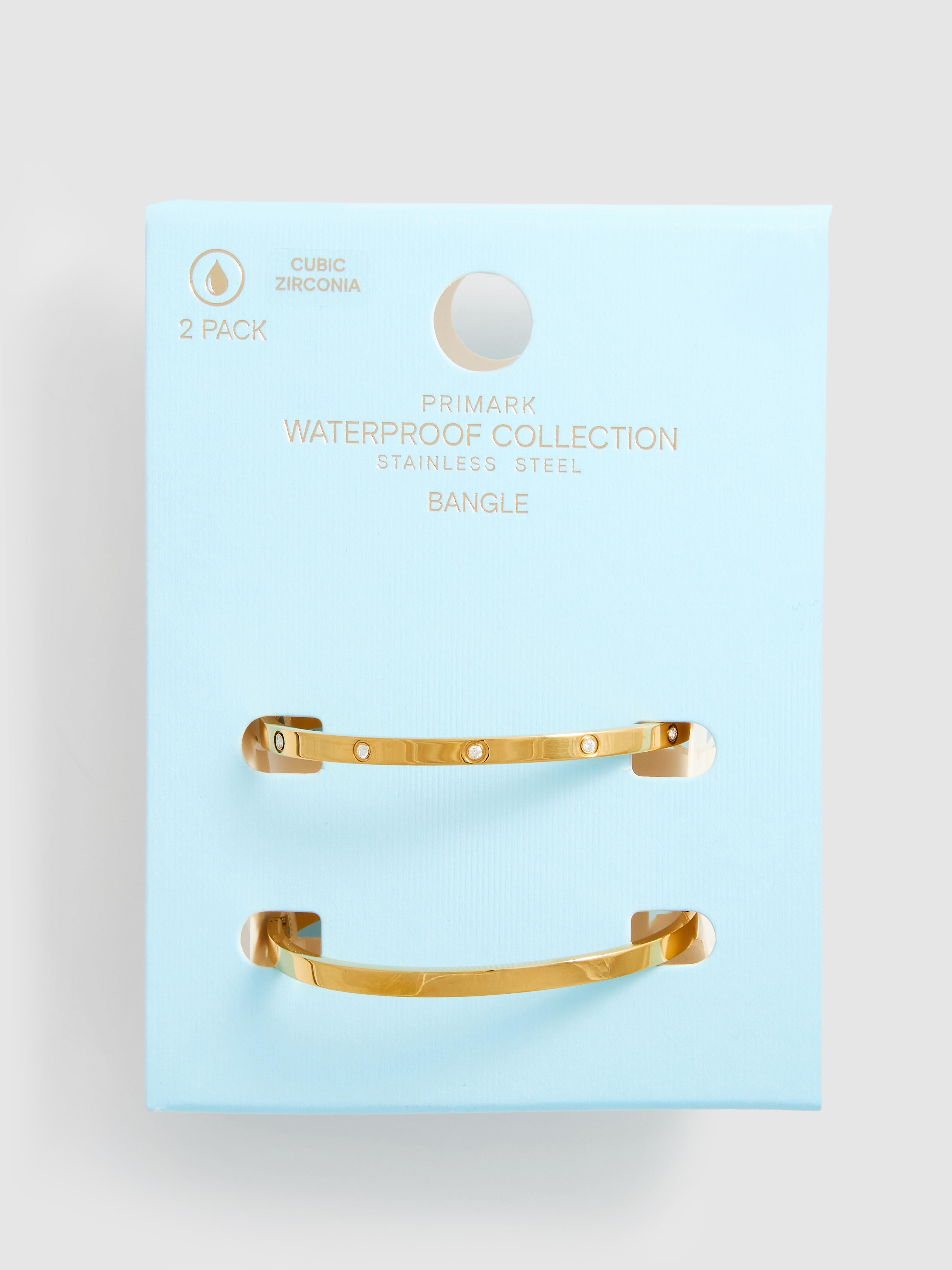 Pack 2 pulseiras finas à prova água