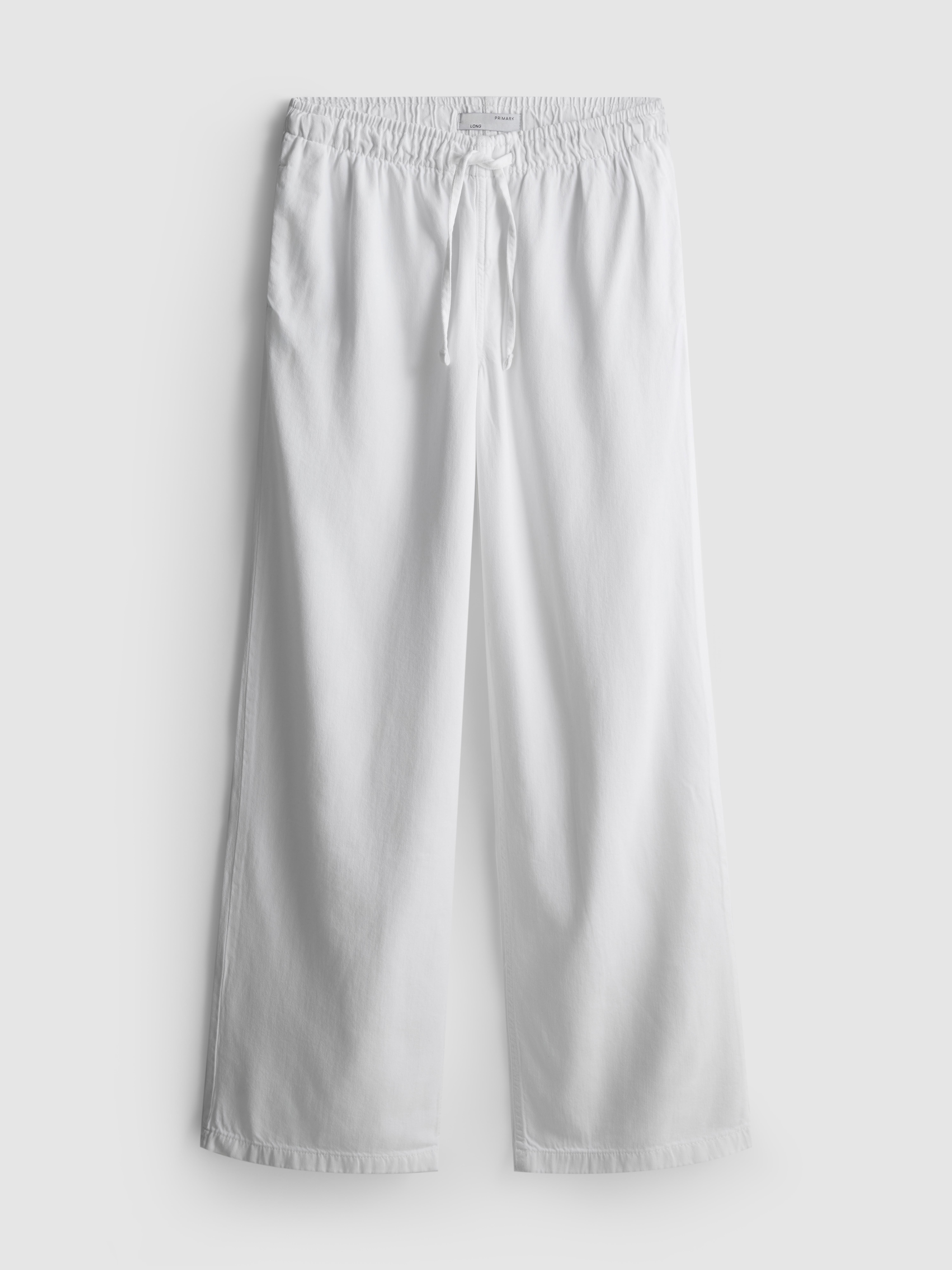 Cotton Rich Denim Drawstring Joggers