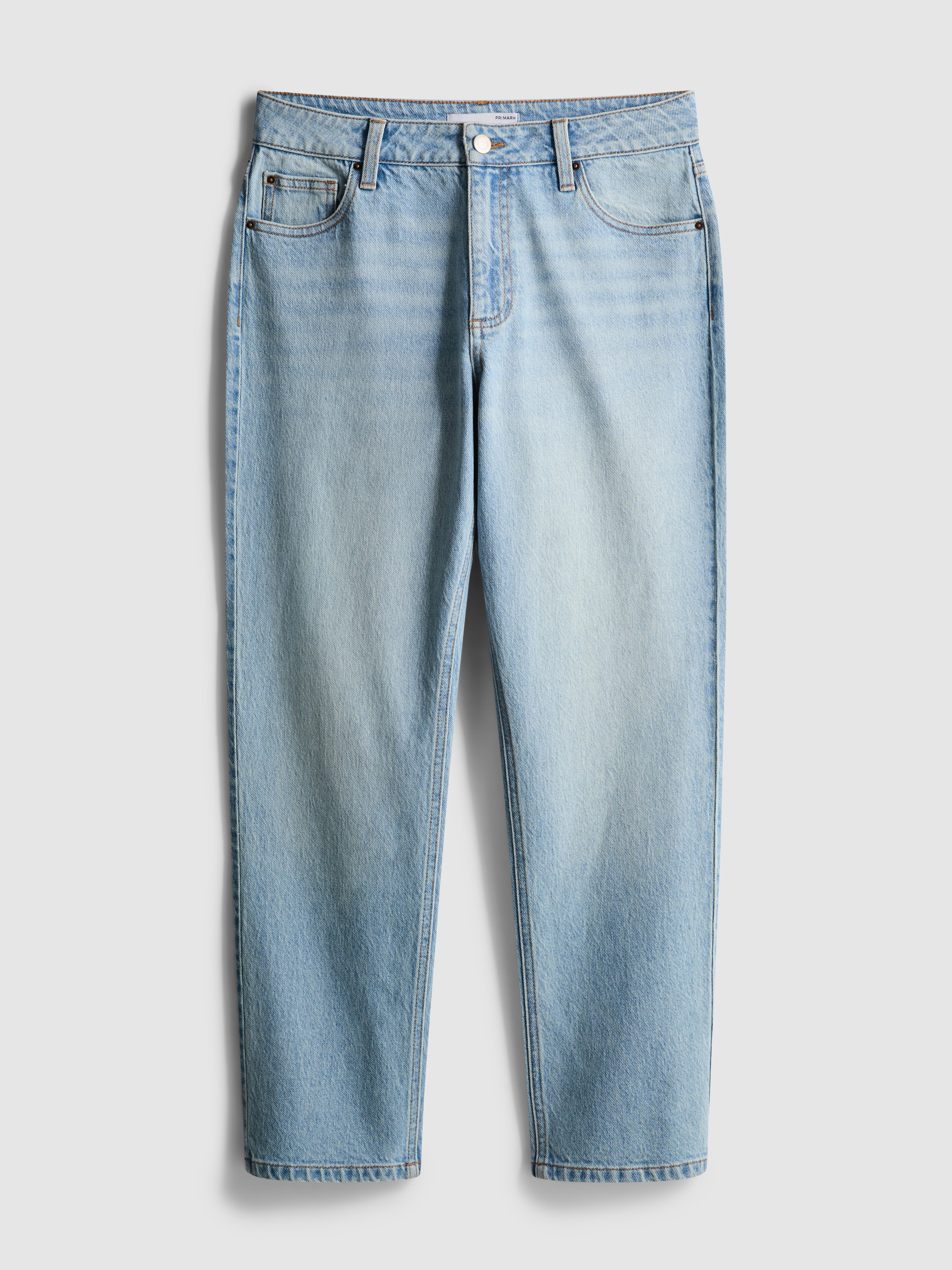 Mid Rise Slim Straight Leg Jeans