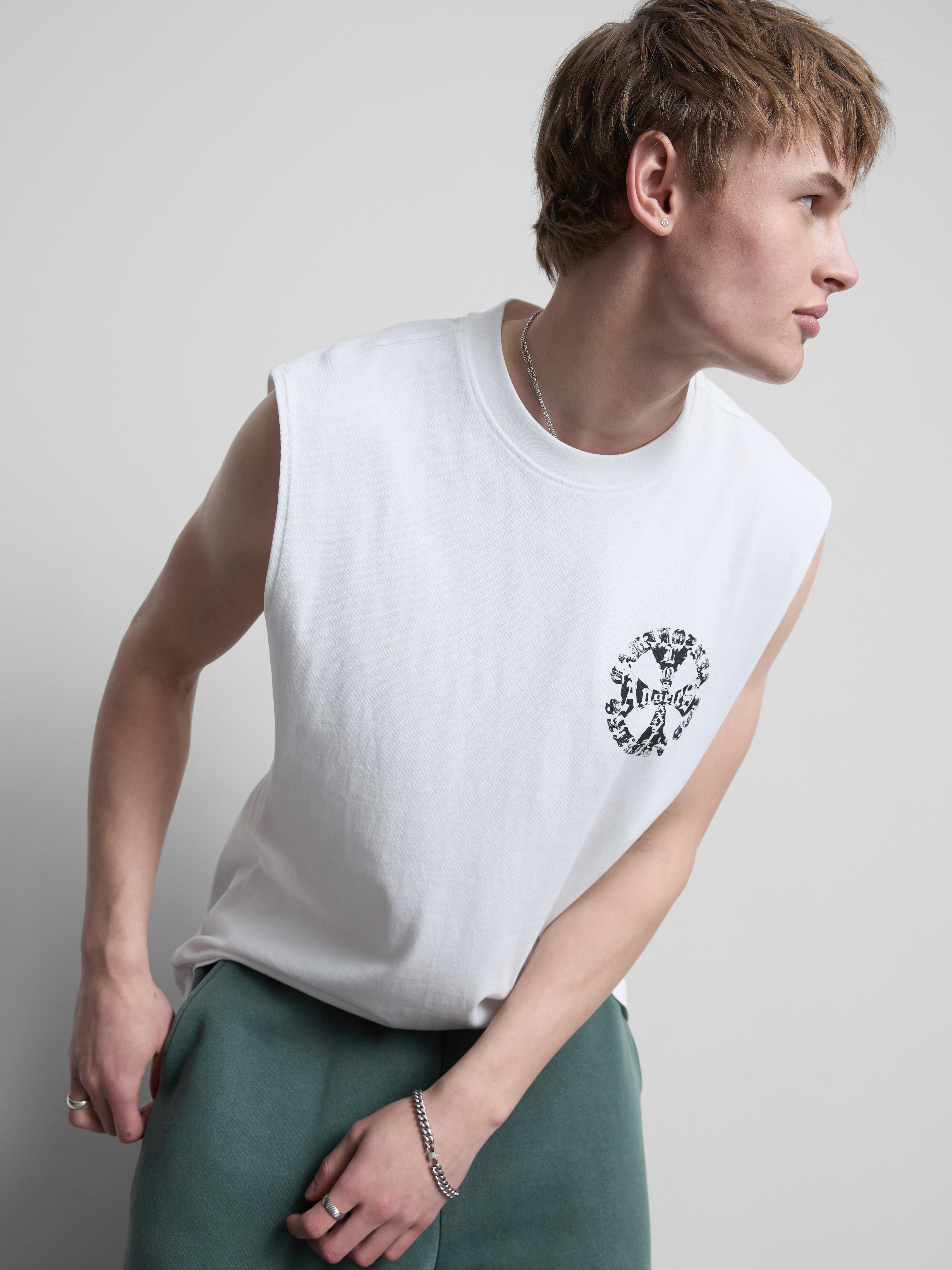 Tanktop met print Los Angeles