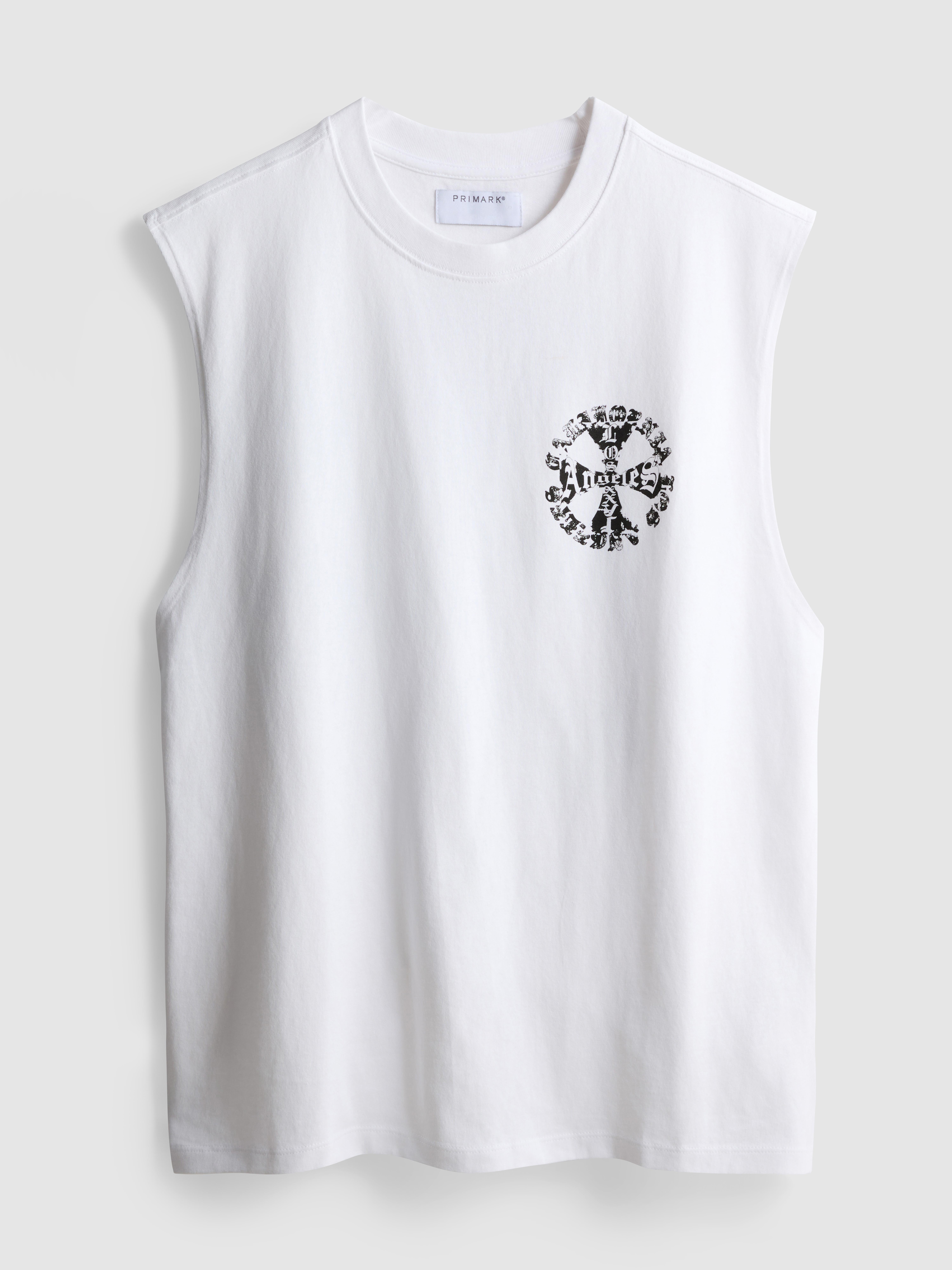 Tanktop met print Los Angeles