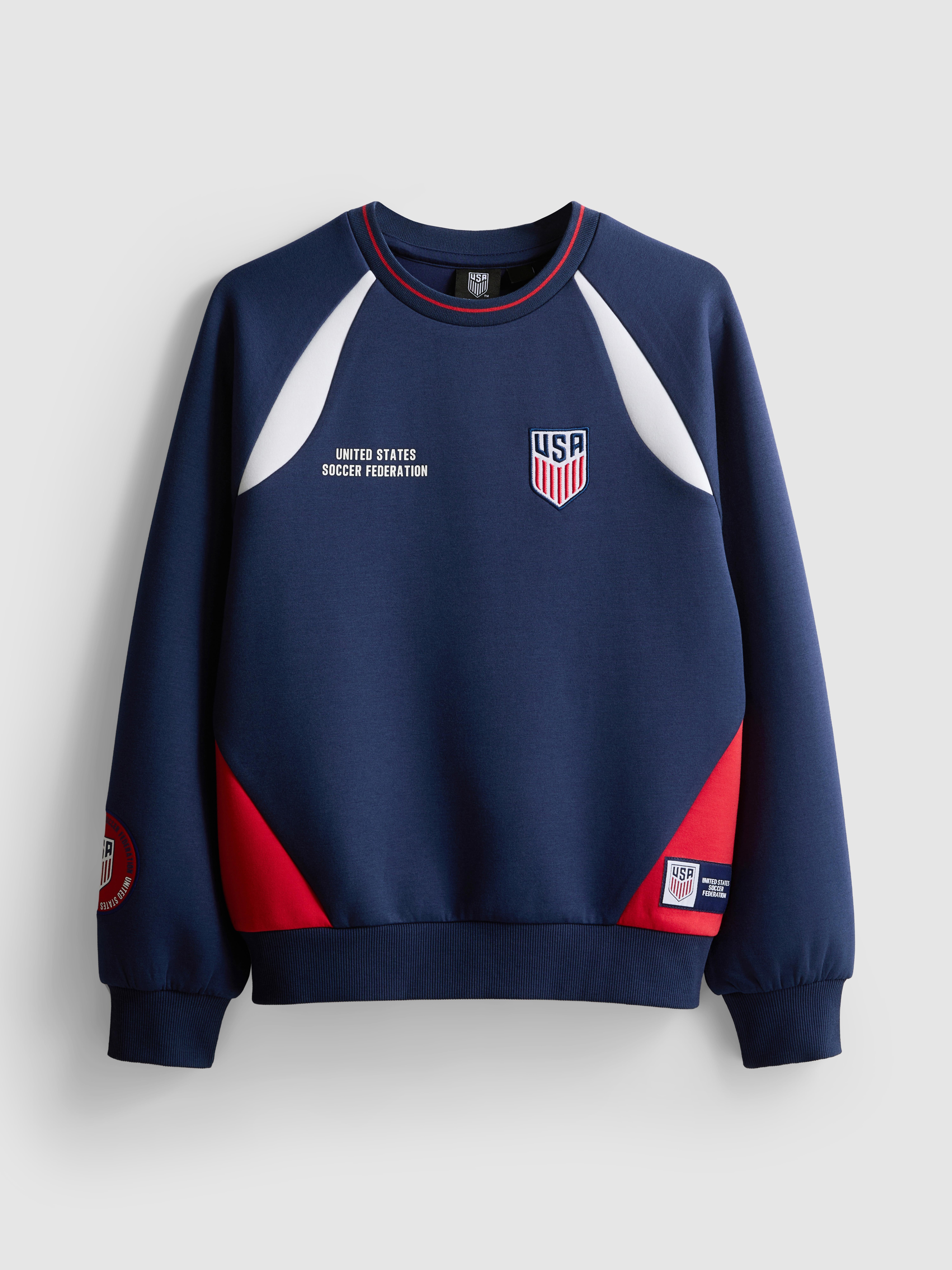 値下げ＊Diorama Jersey Big Sweatshirts Boys Navy 5-15yrs | USA Football Sweatshirt | Primark