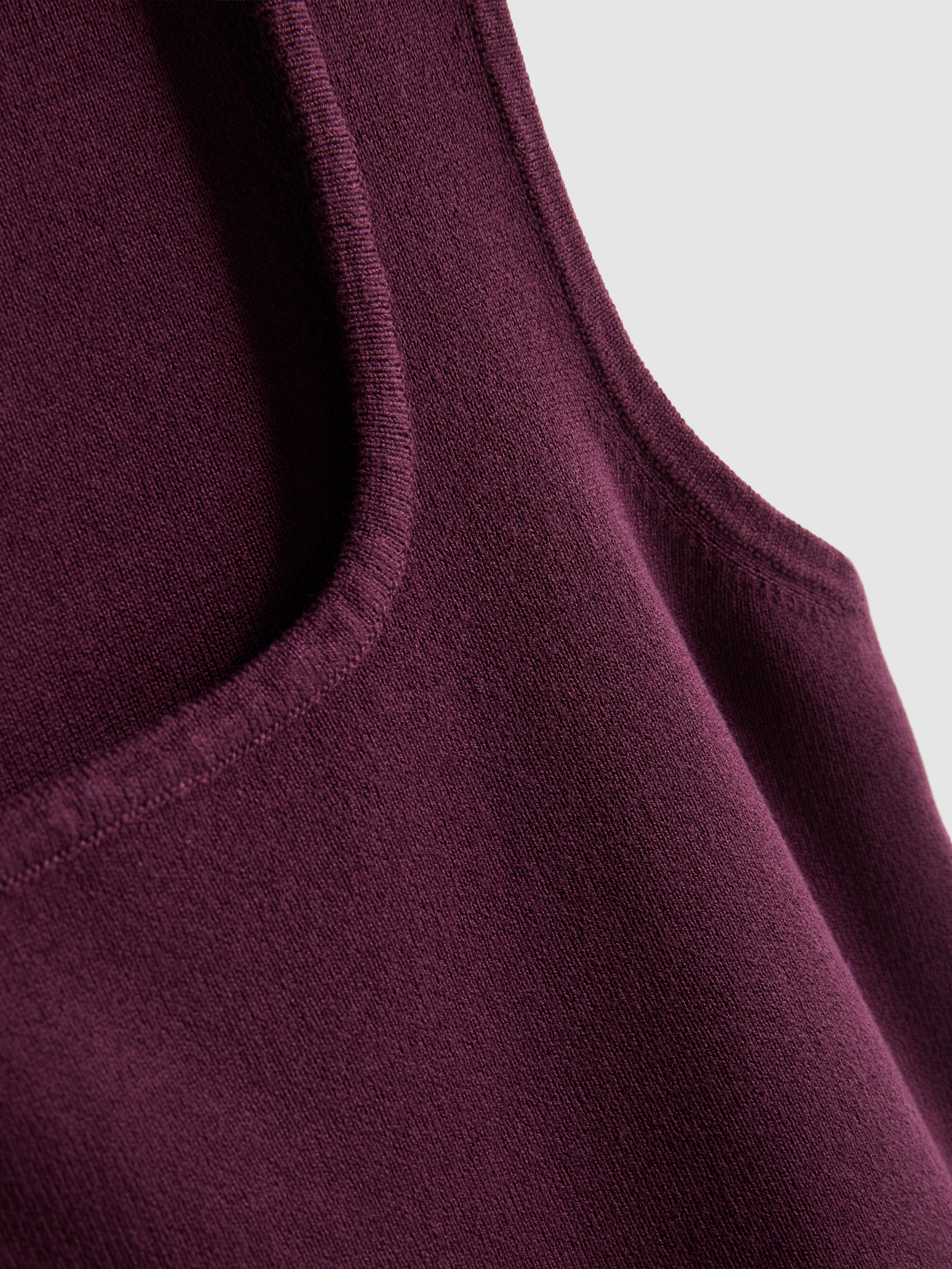 Knitted Square Neck Vest Top