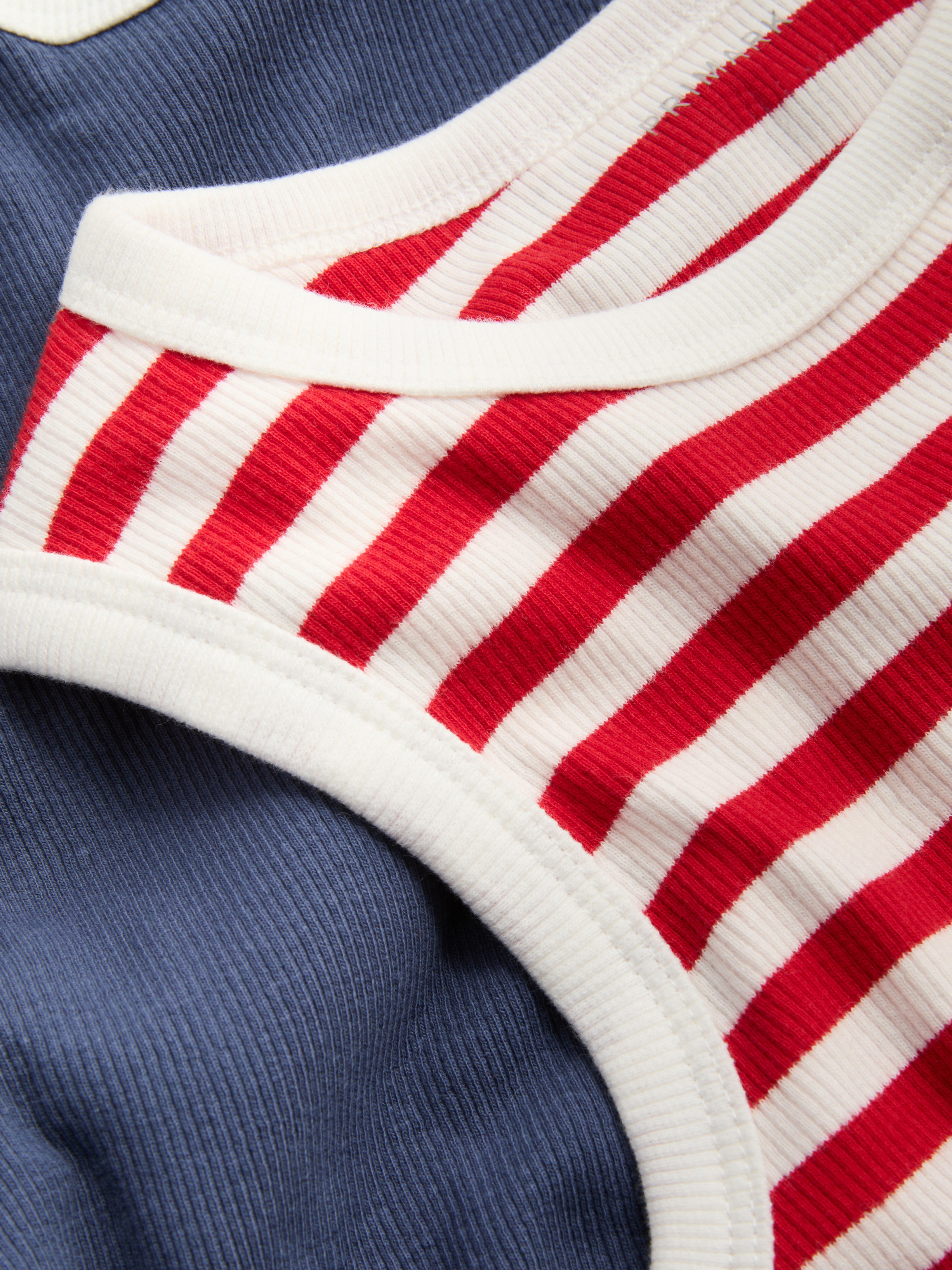 7-15yrs | 2pk Ribbed Racerback Dresses