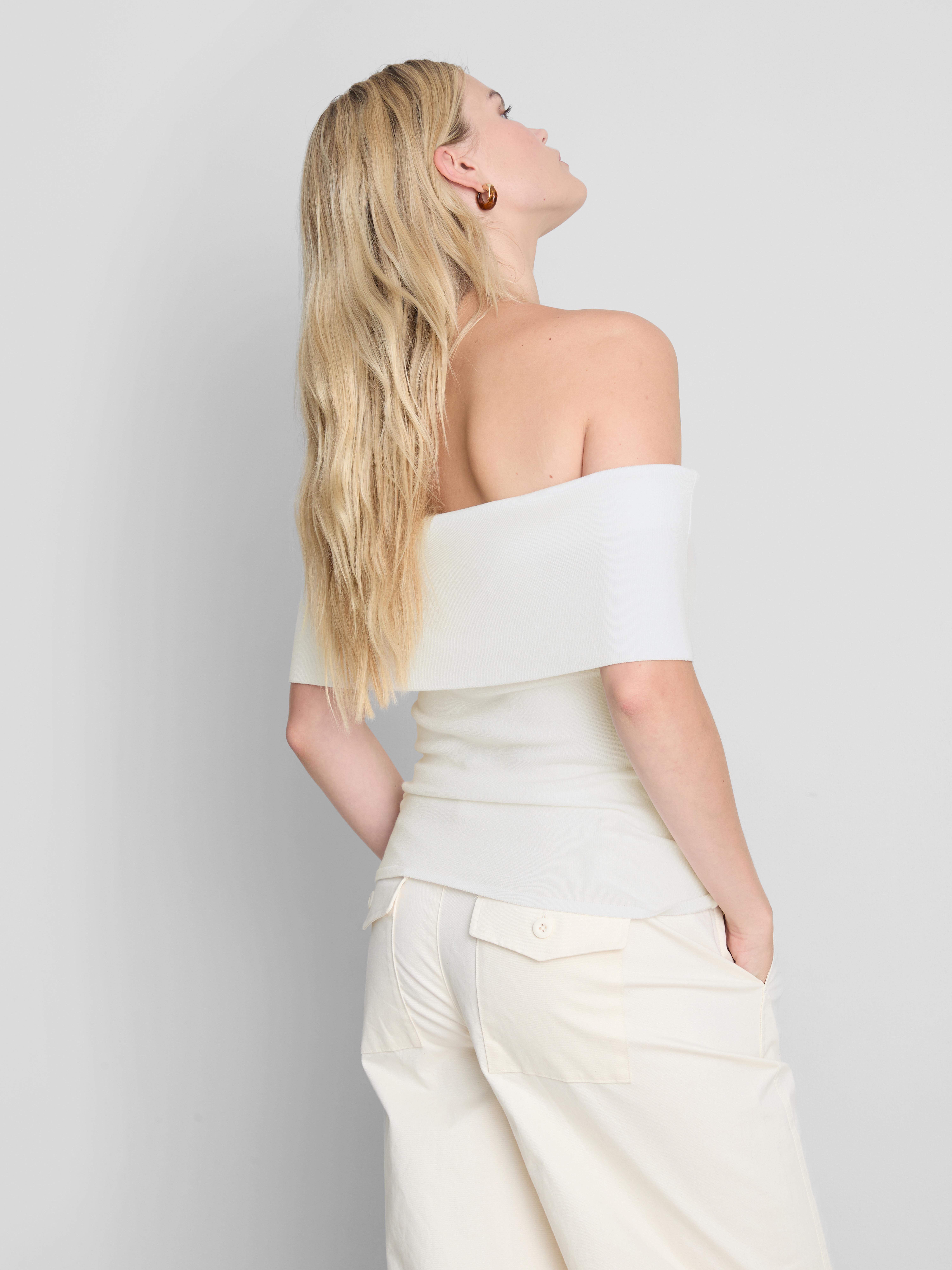 Knitted Bardot Jumper