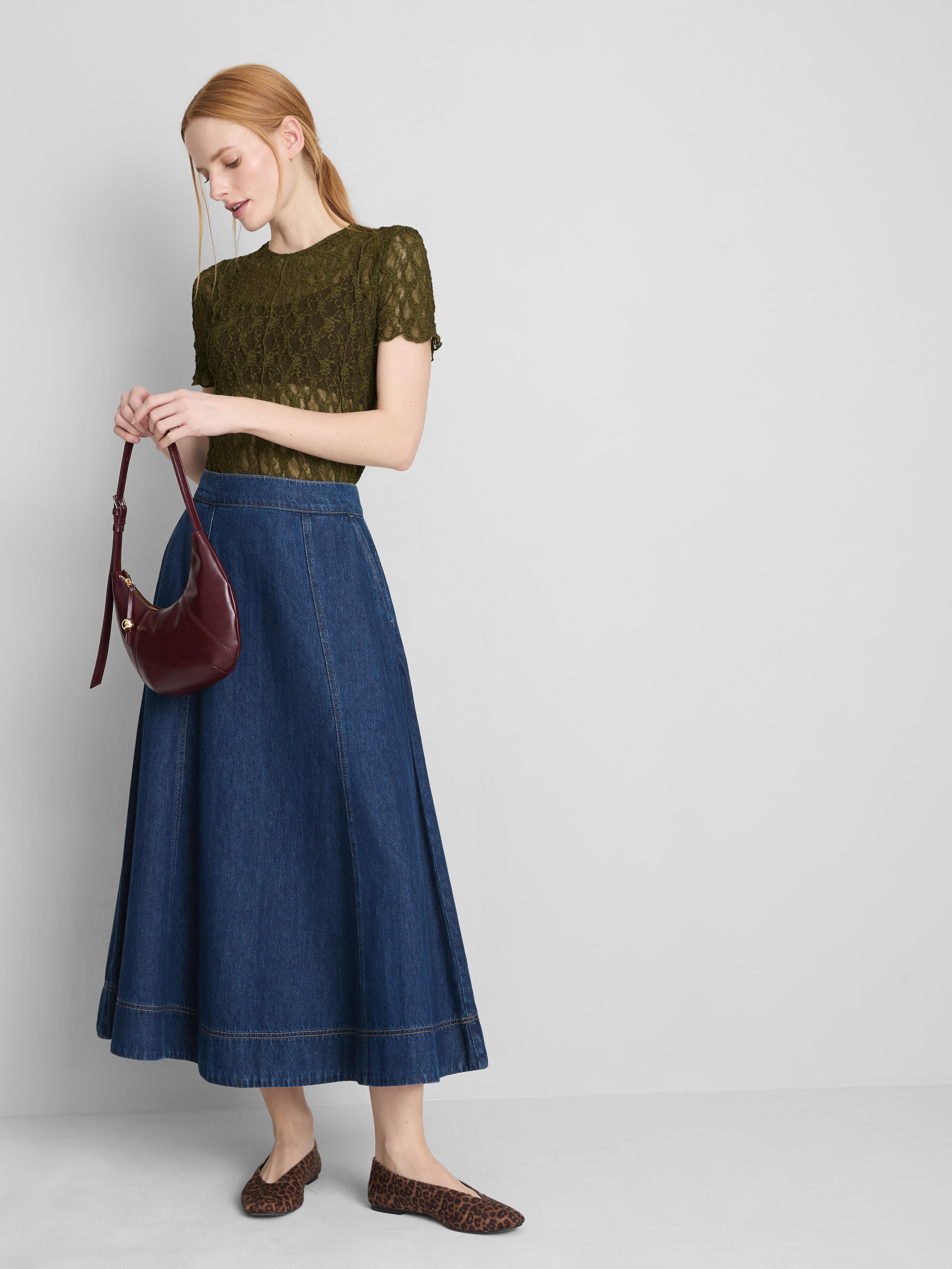 Semi-Sheer Short Sleeve Lace Top