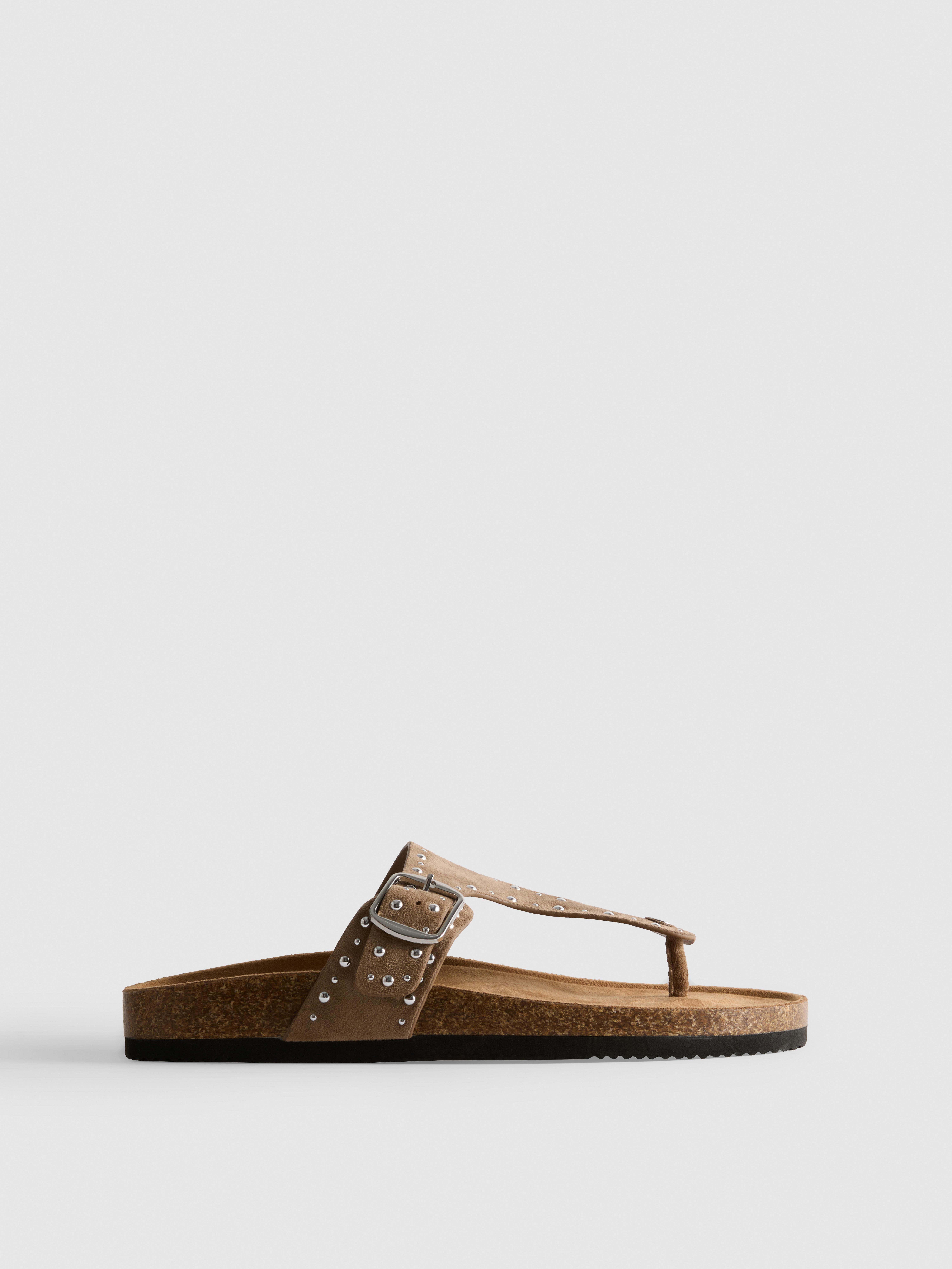 Teensandalen met studs