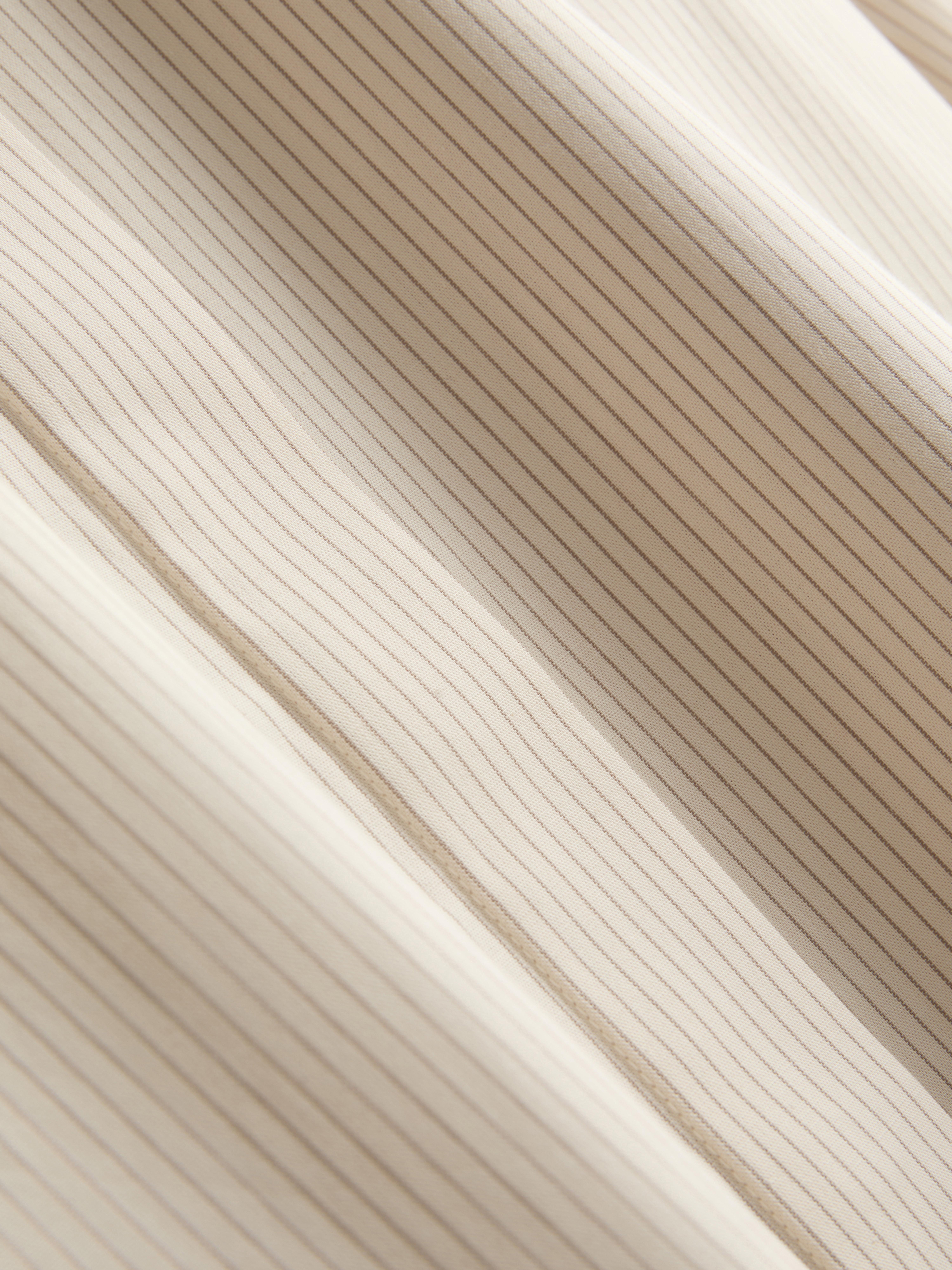 Cotton Poplin Striped Shirt