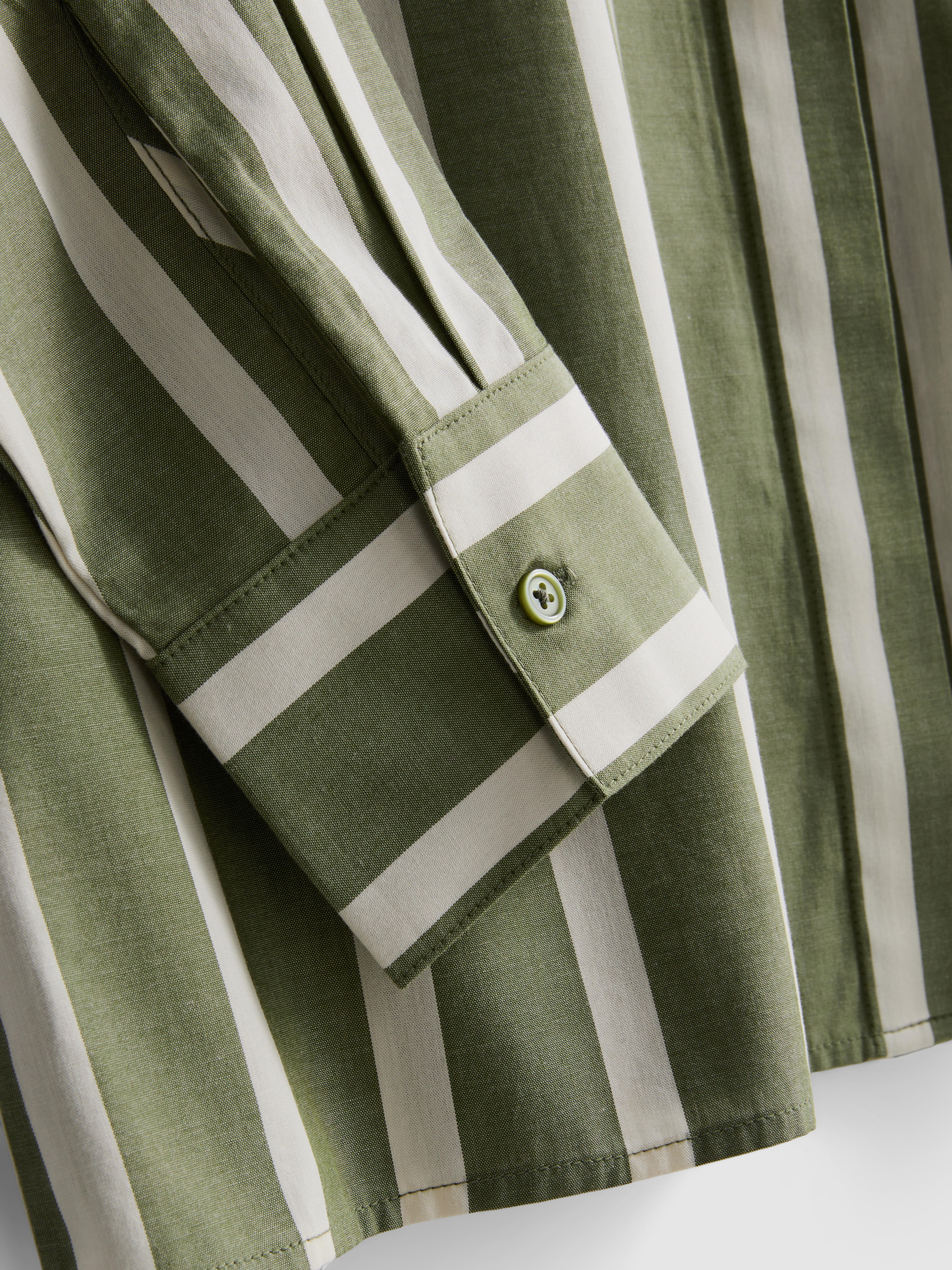 Bavlněná popelínová košile s proužky