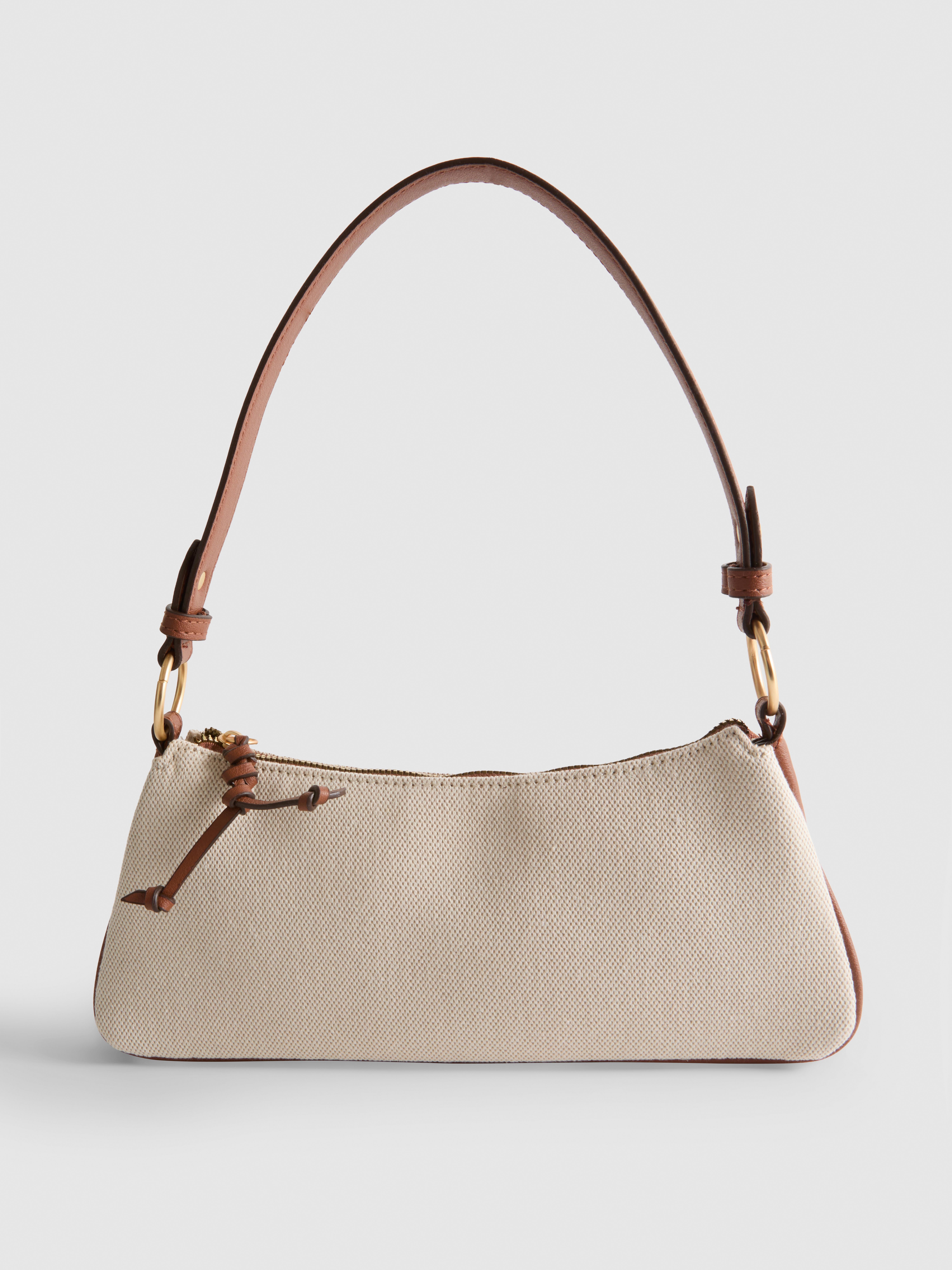 Sac à bandoulière arrondi texturé