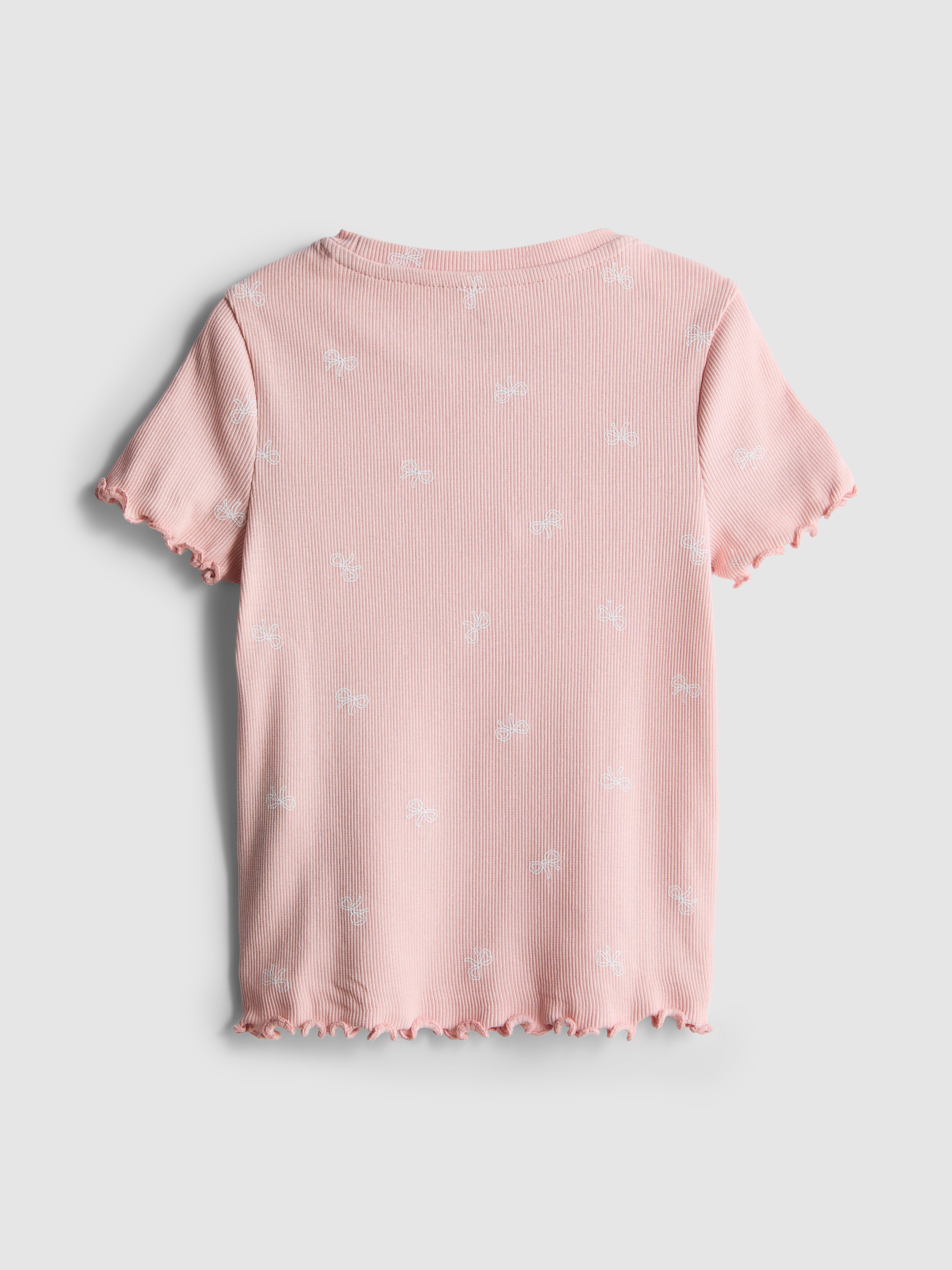 1.5-8yrs | Cotton Rich Ribbed Printed T-Shirt