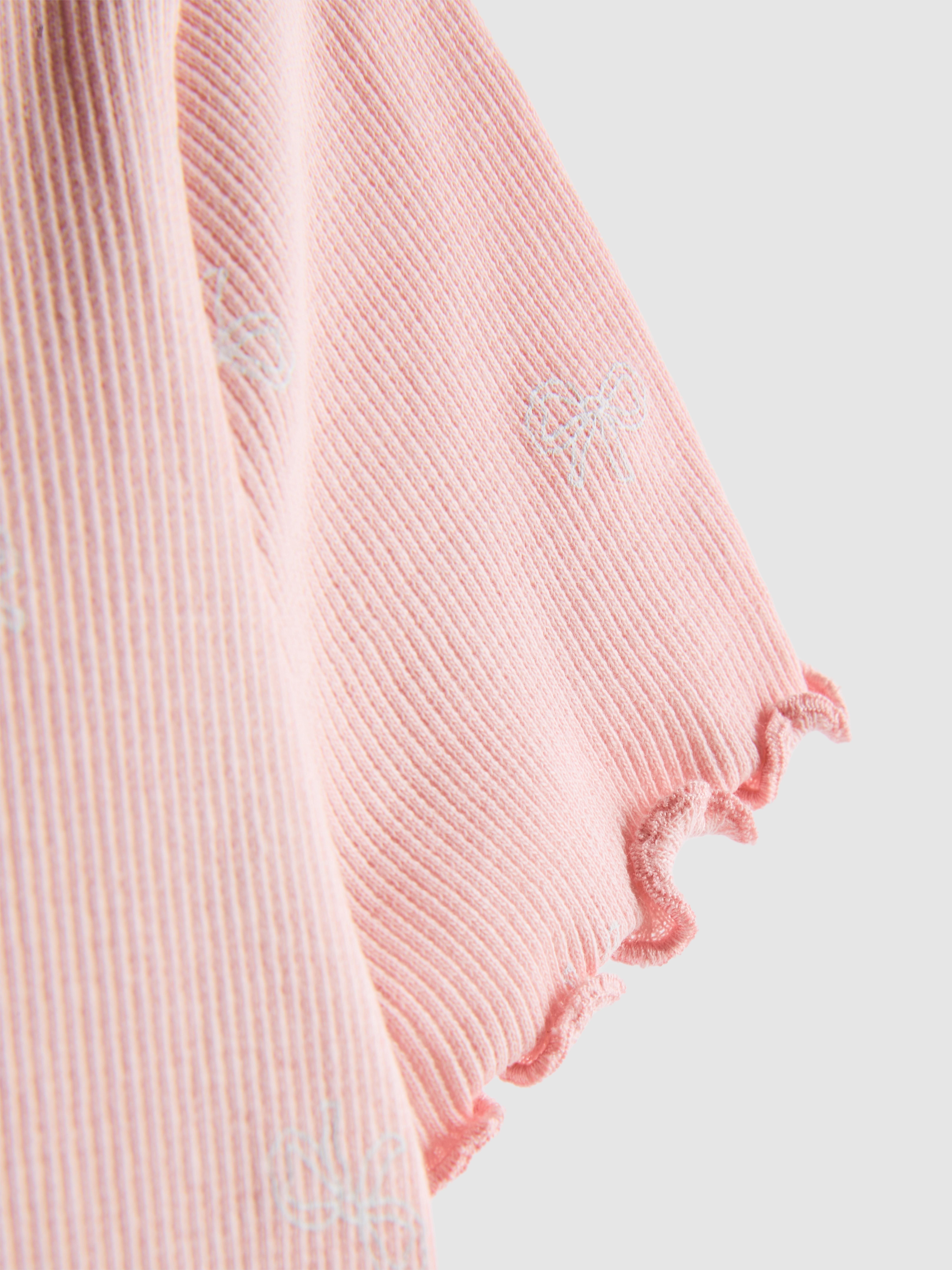 1.5-8yrs | Cotton Rich Ribbed Printed T-Shirt