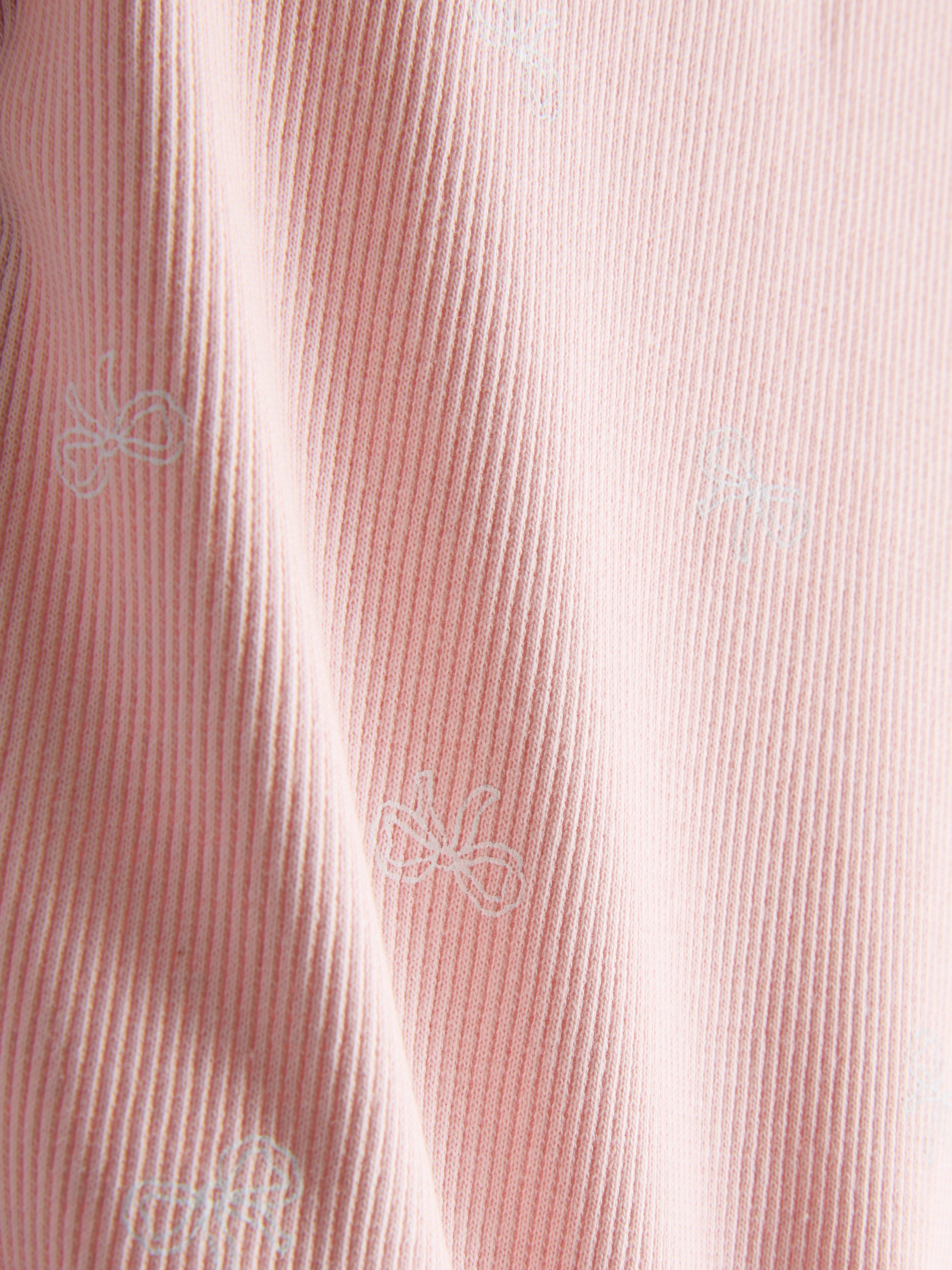 1.5-8yrs | Cotton Rich Ribbed Printed T-Shirt