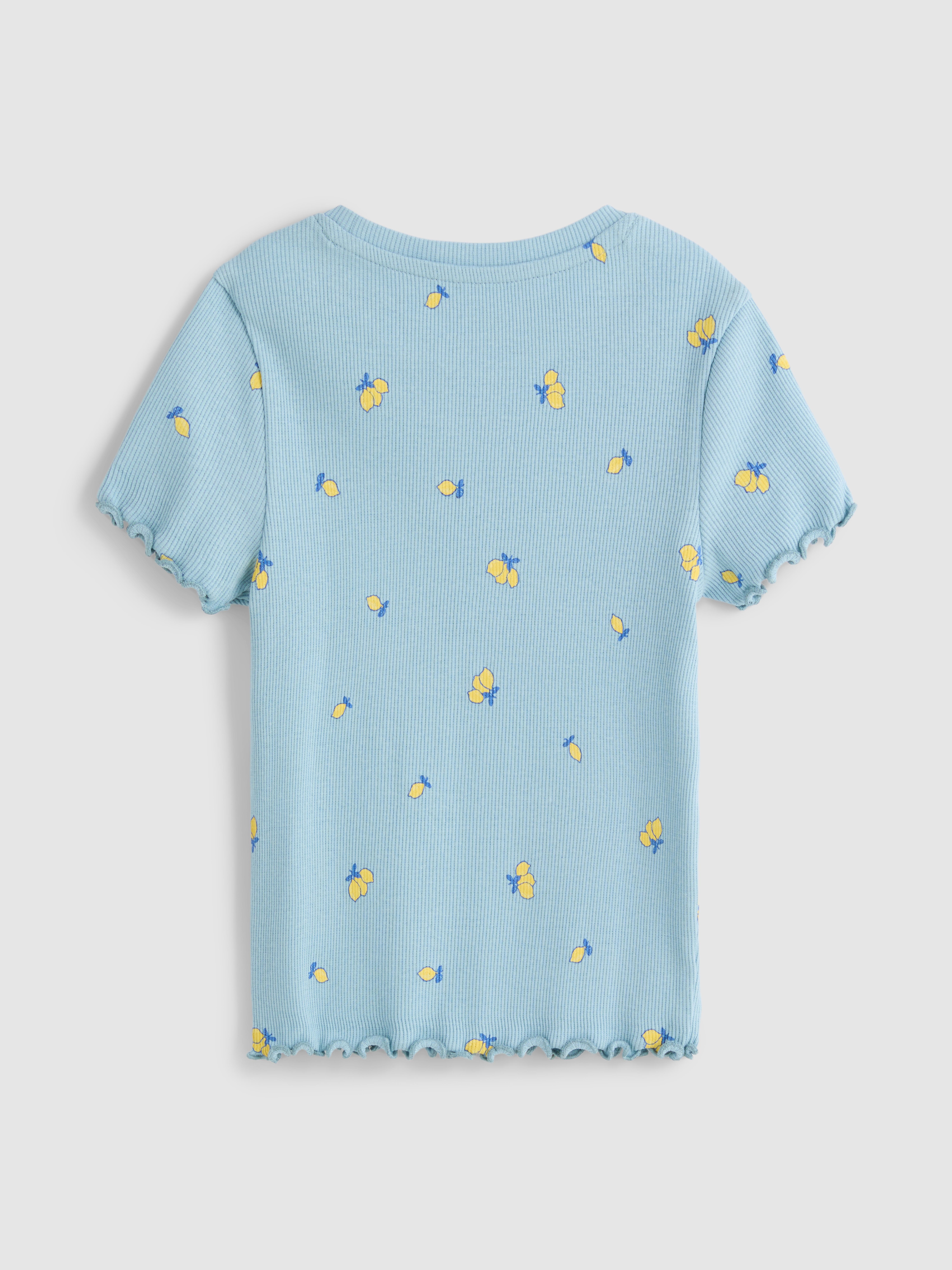 1.5-8yrs | Cotton-Rich Ribbed Printed T-Shirt