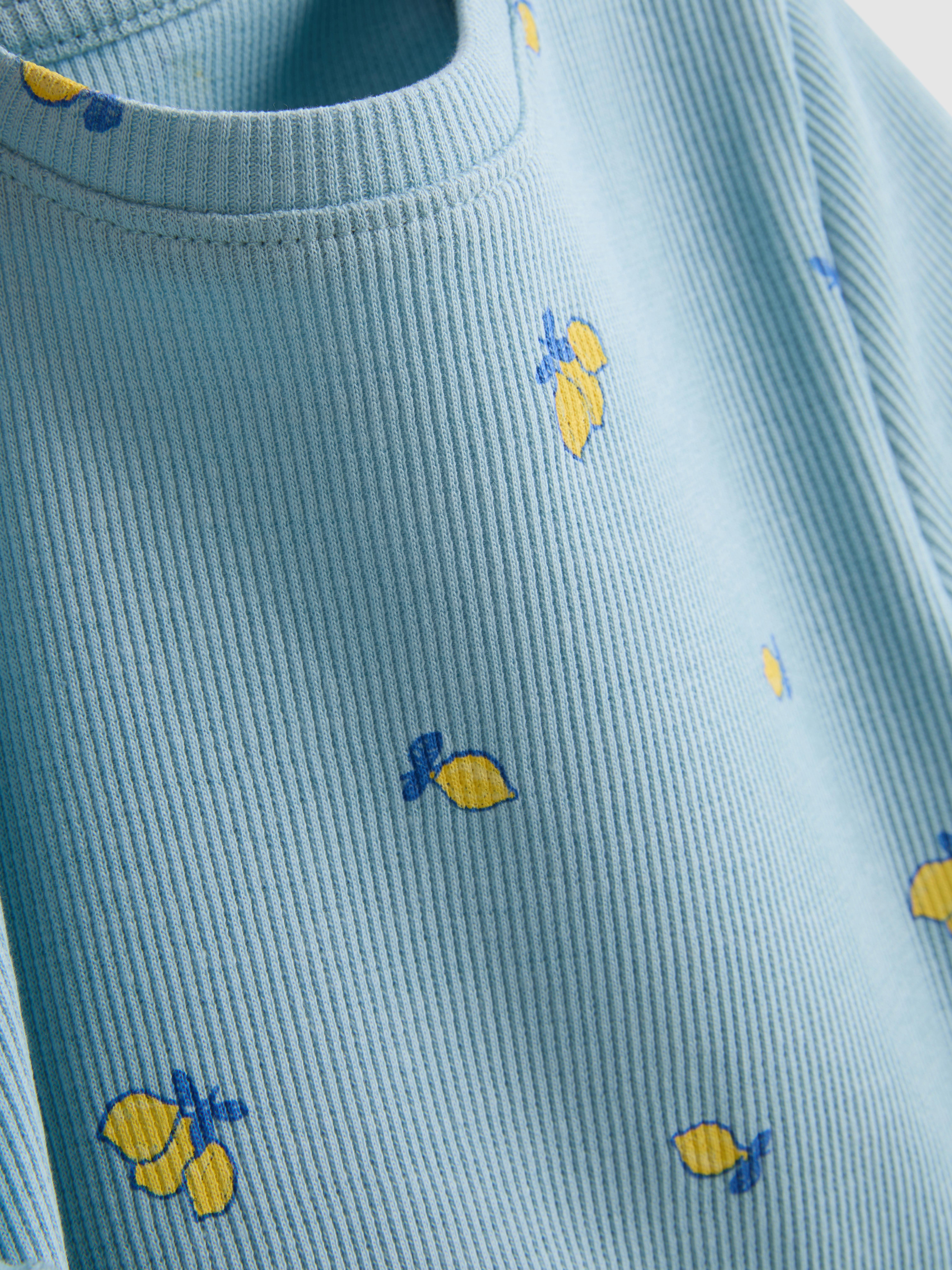 1.5-8yrs | Cotton-Rich Ribbed Printed T-Shirt