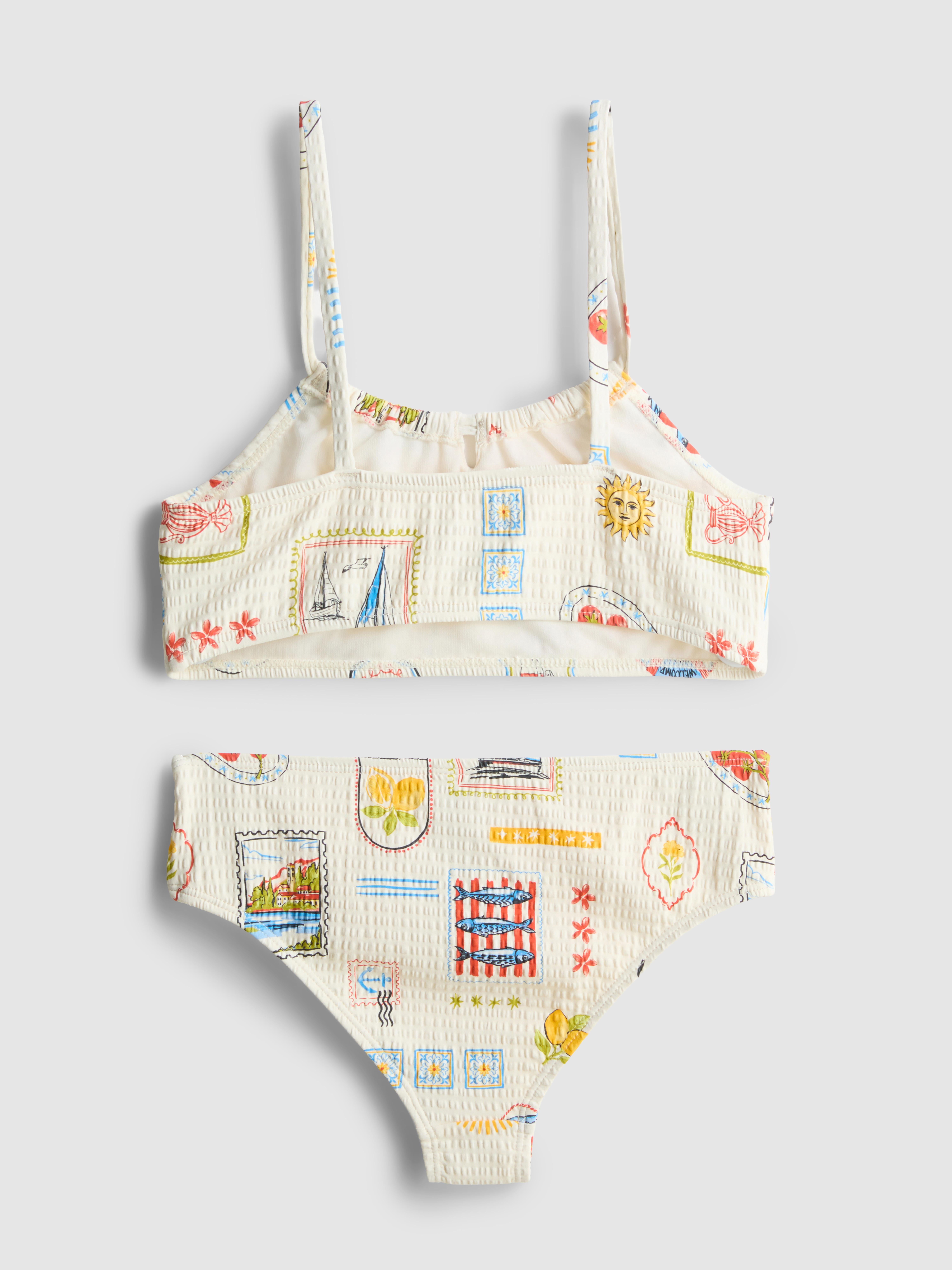7-15 anni | Bikini con stampa di cartoline