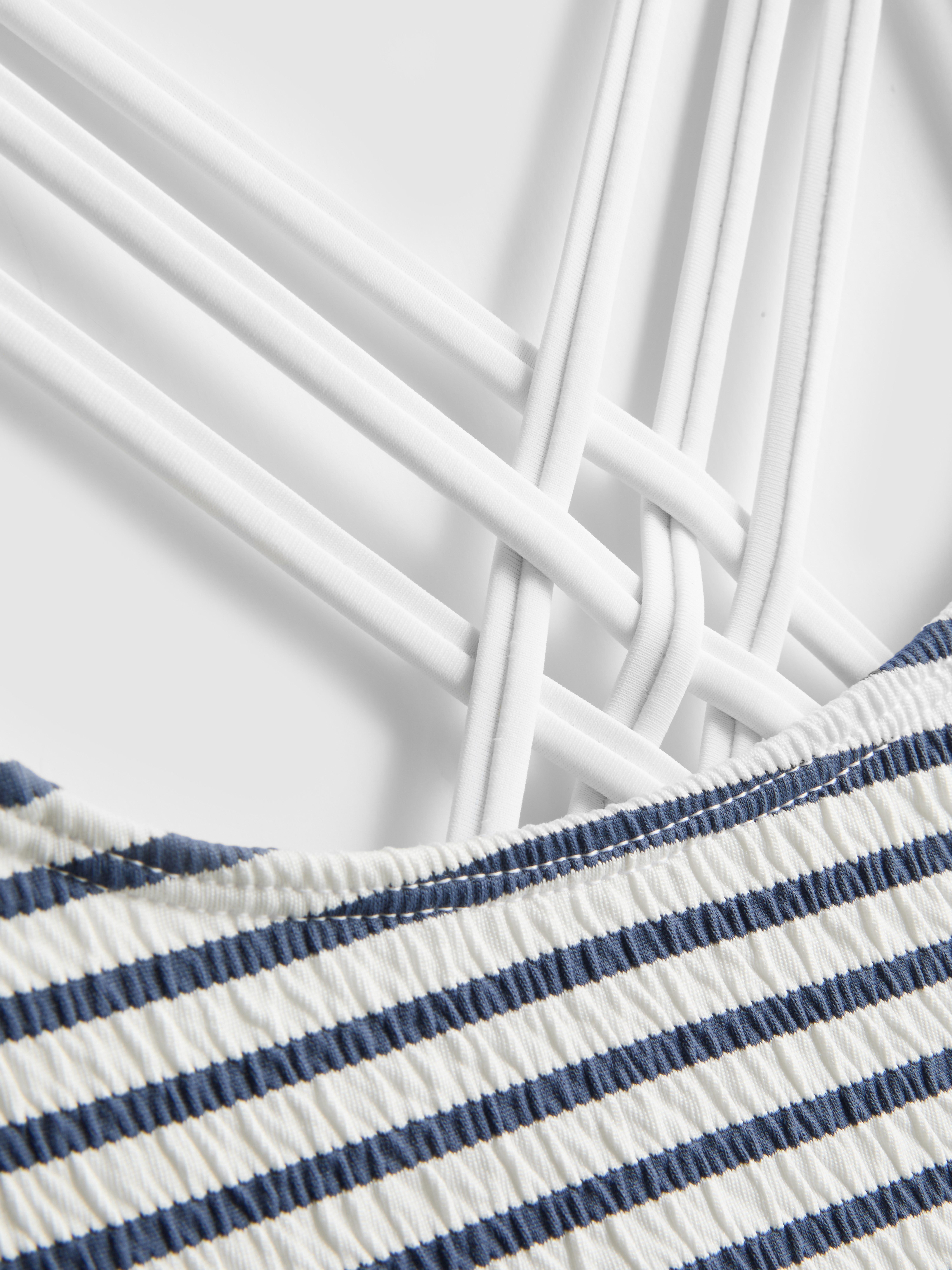 7–15 ans | Maillot de bain ruché à rayures