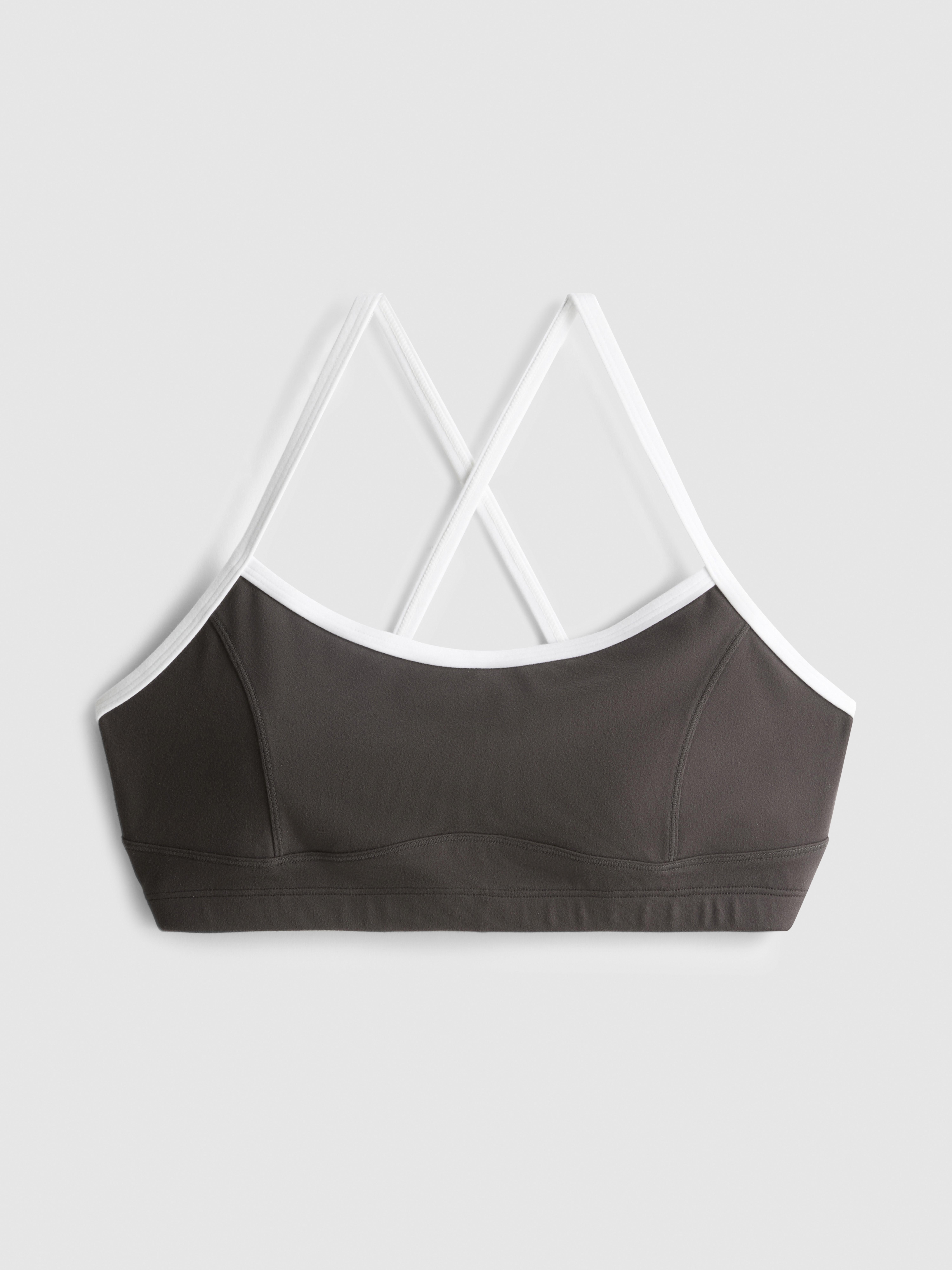 Cross Back Smooth Support Active Crop Top