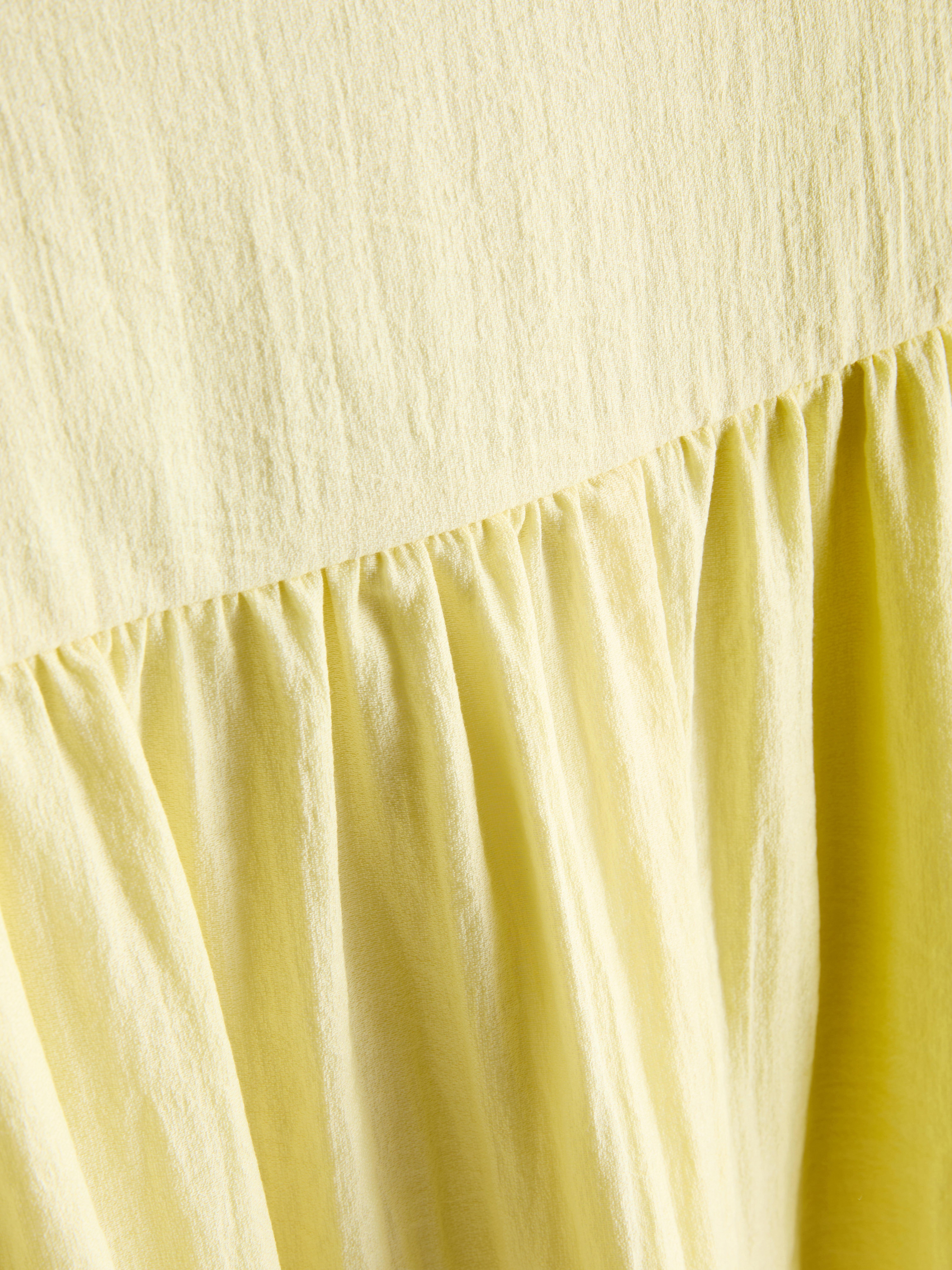 Dropped Waist Midi Skirt