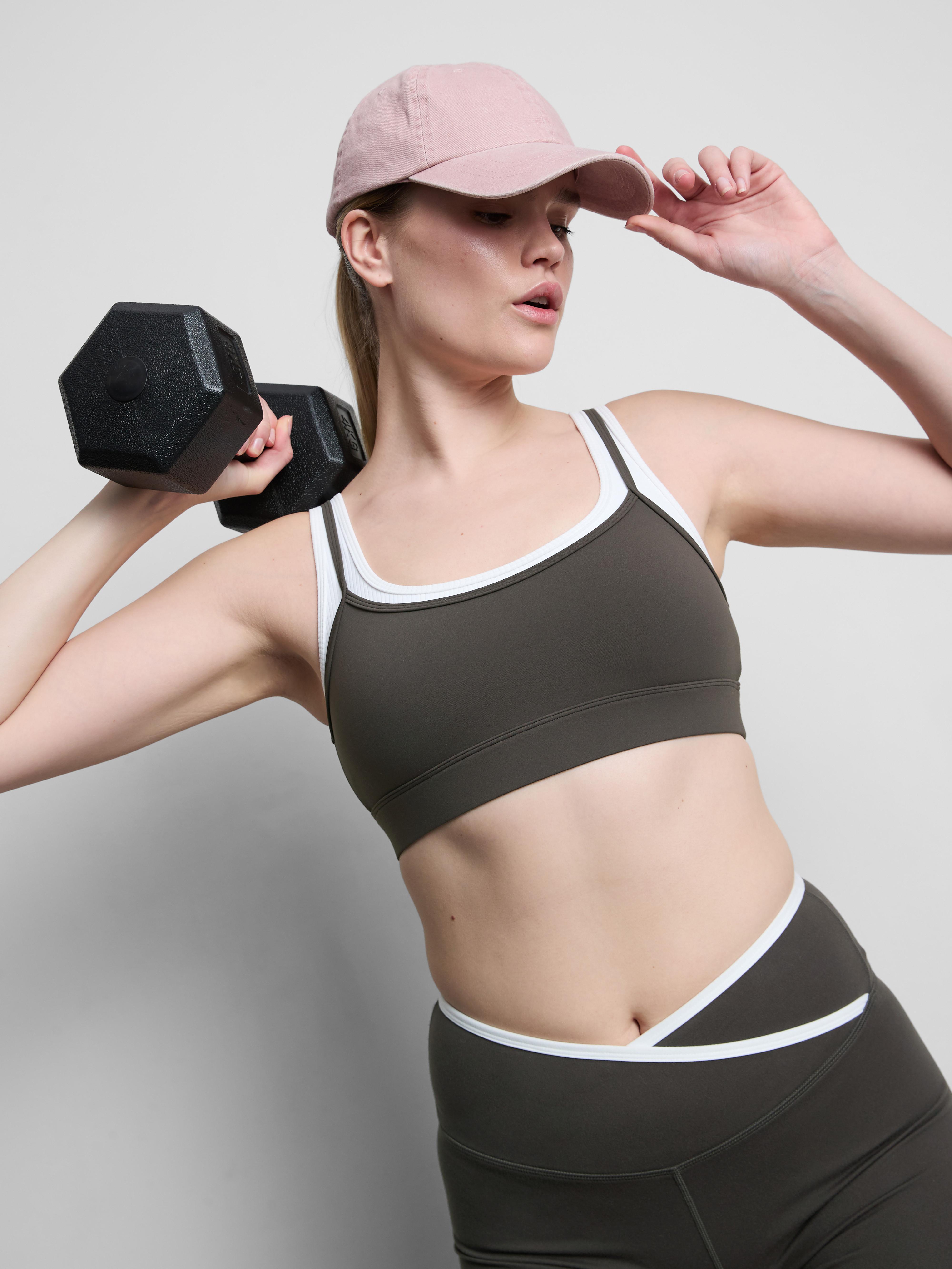 Double Layered Active Crop Top