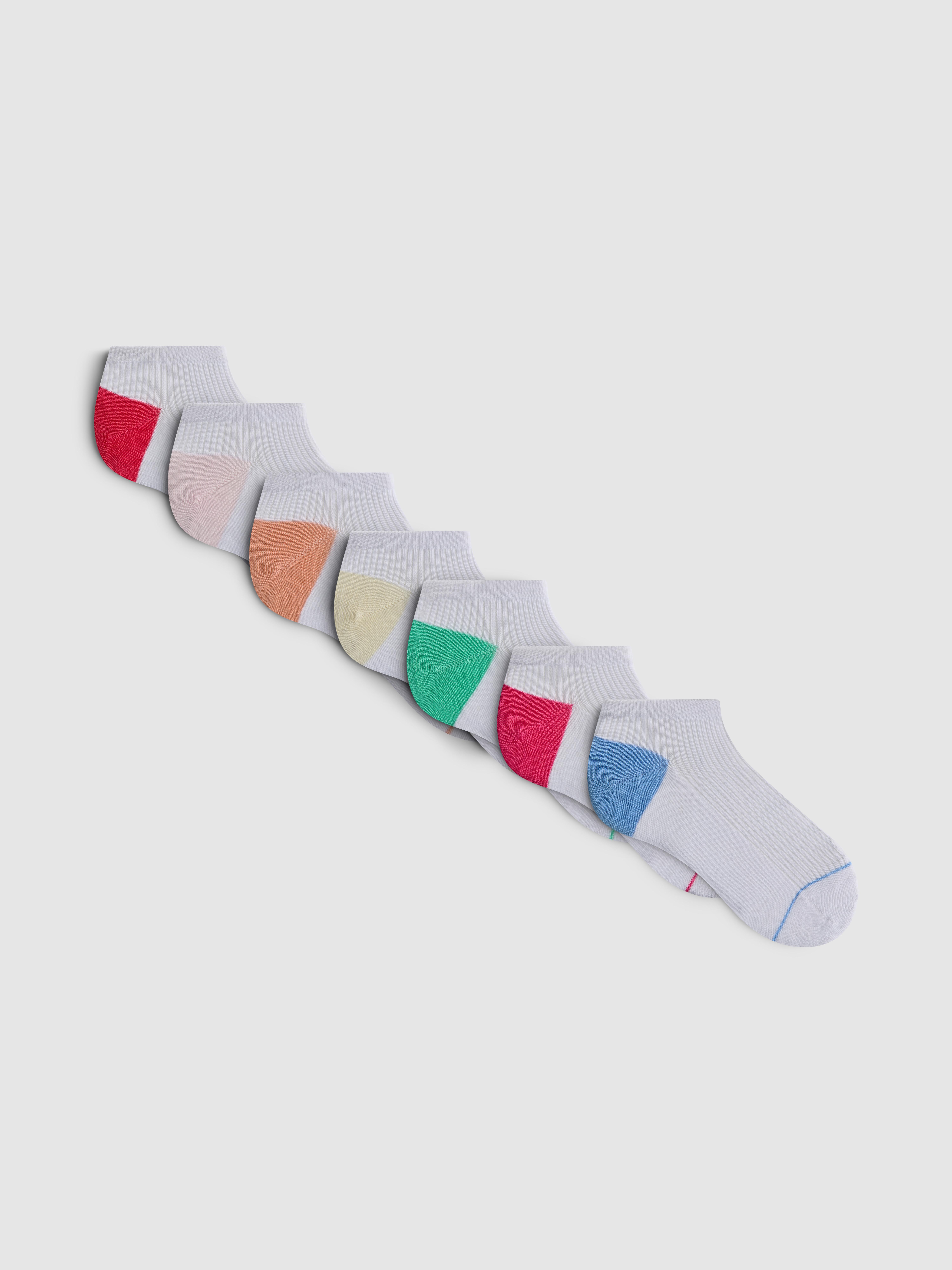 Lot de 7 paires de chaussettes pour baskets