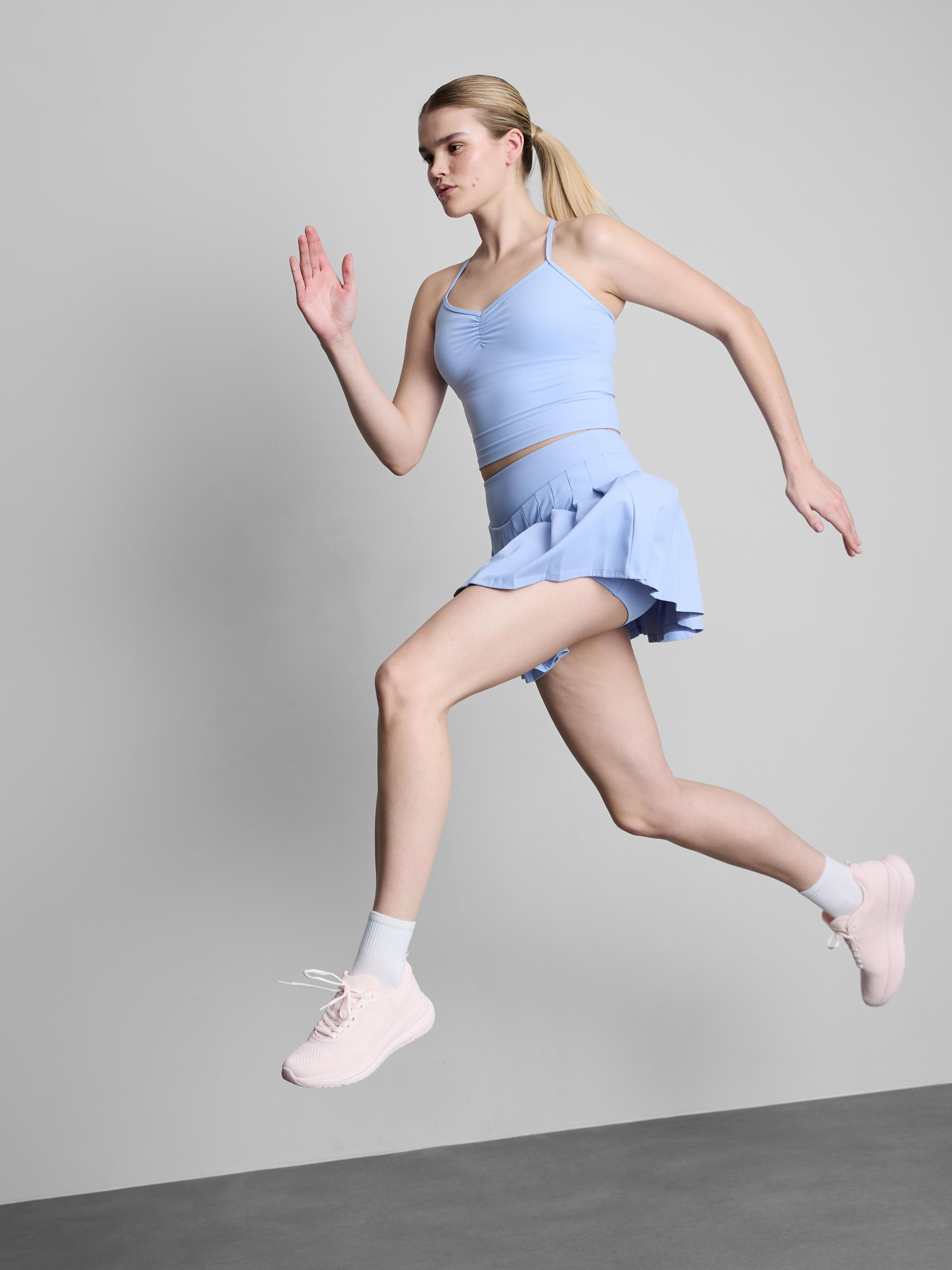 Active-Tennisskort mit Falten