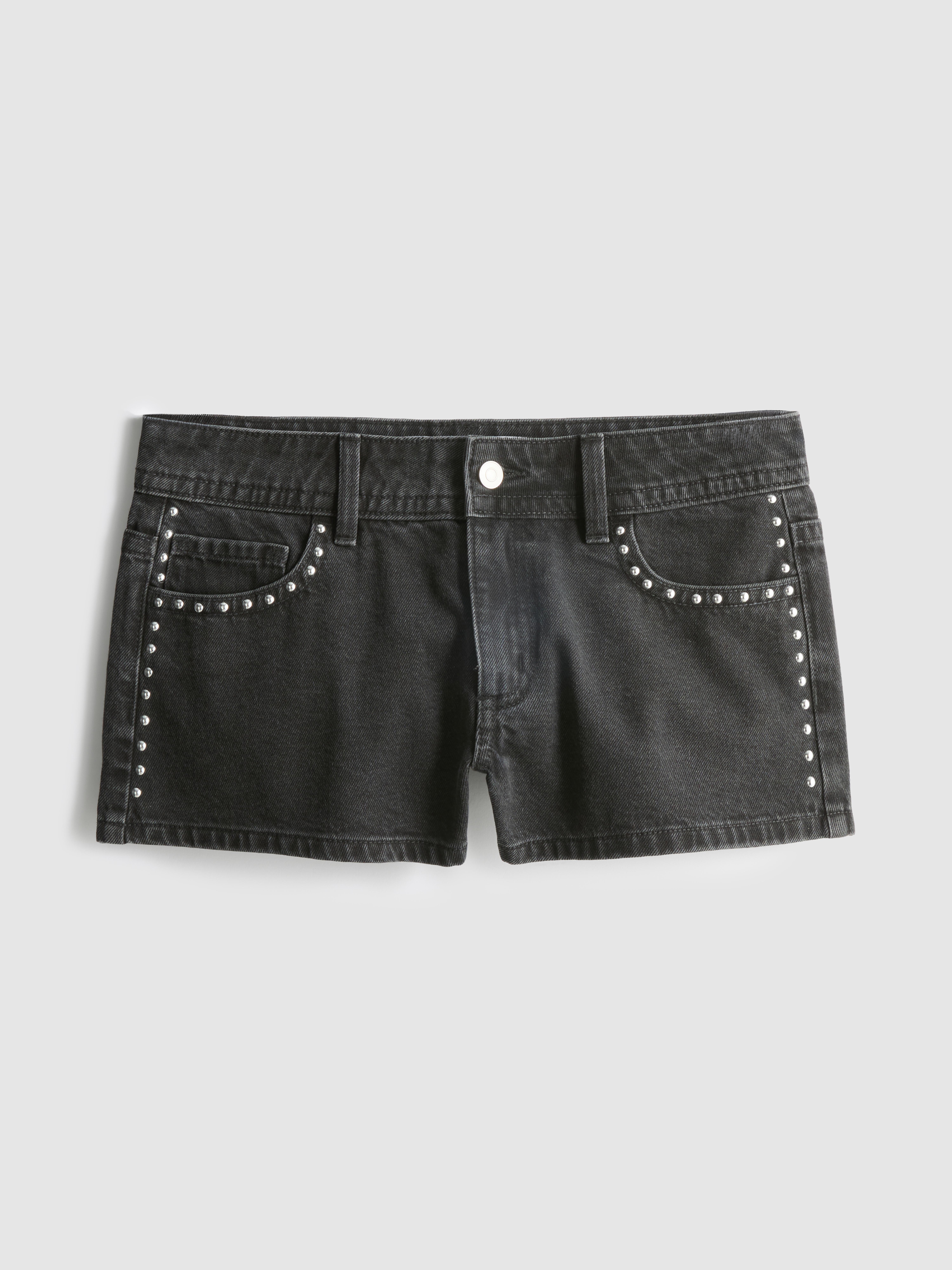 The Primark Scene | Cotton Denim Studded Micro Shorts