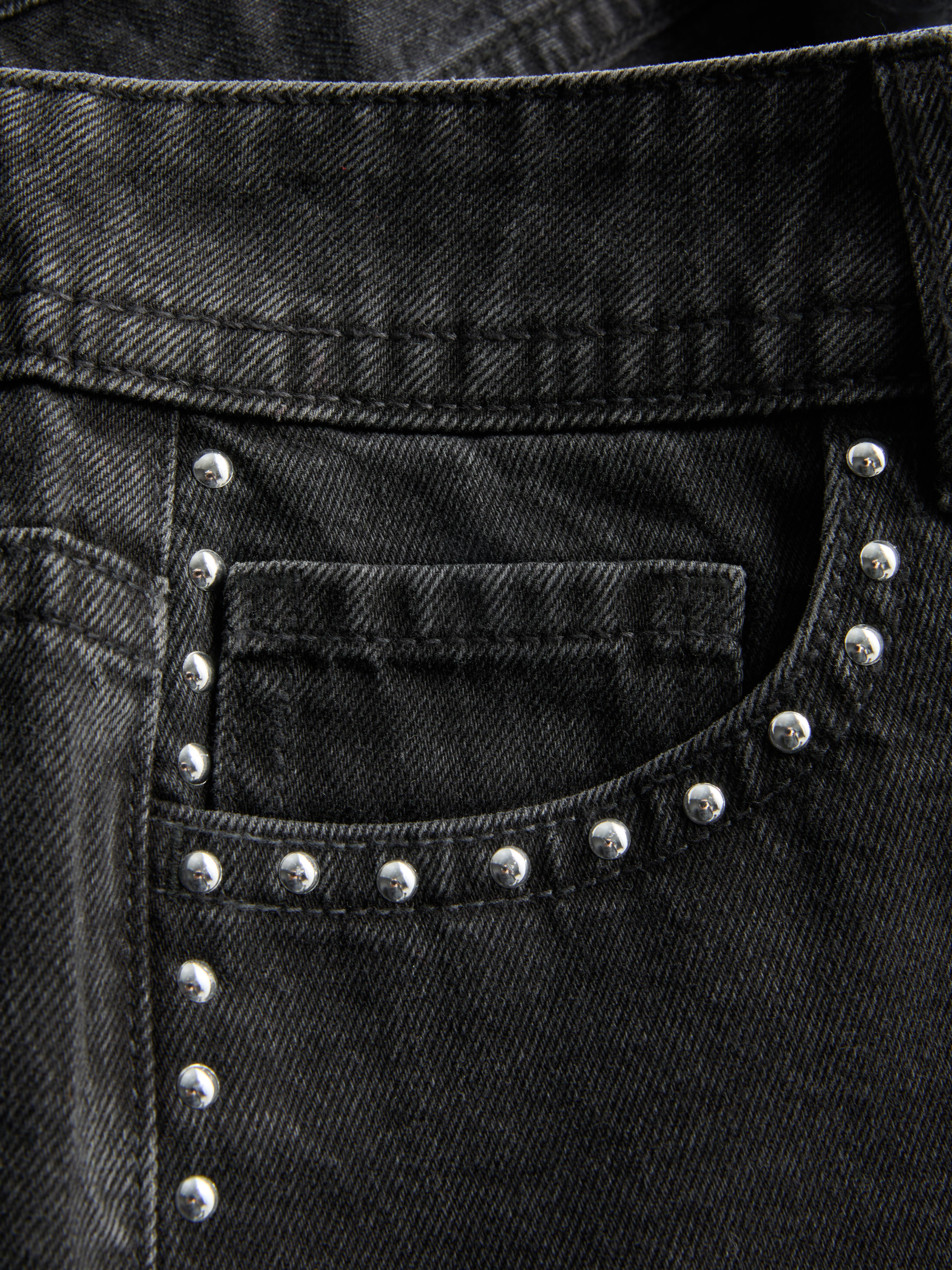 The Primark Scene | Cotton Denim Studded Micro Shorts
