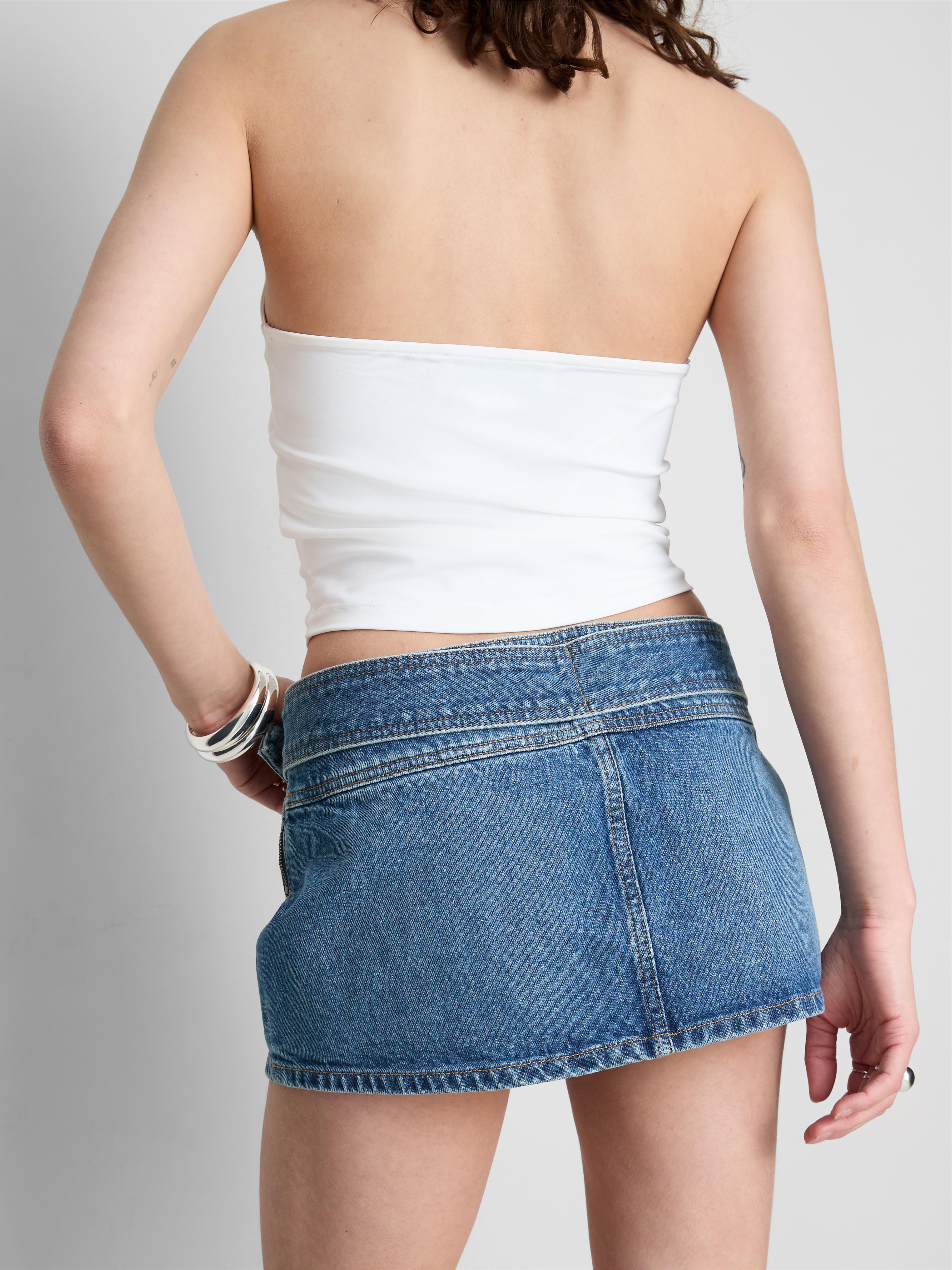 The Primark Scene | Minirock aus Baumwoll-Denim mit Gürtel