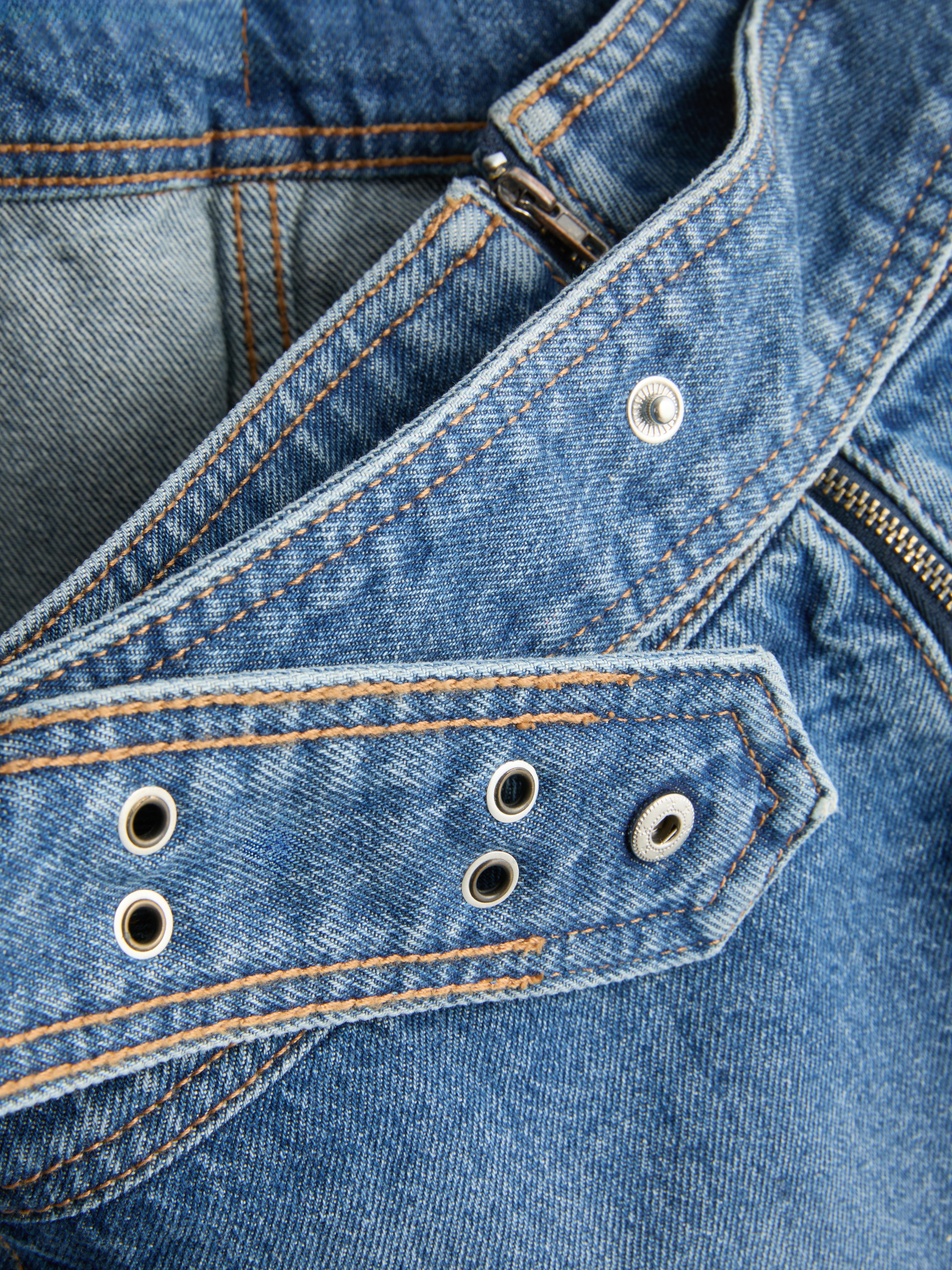 The Primark Scene | Minirock aus Baumwoll-Denim mit Gürtel