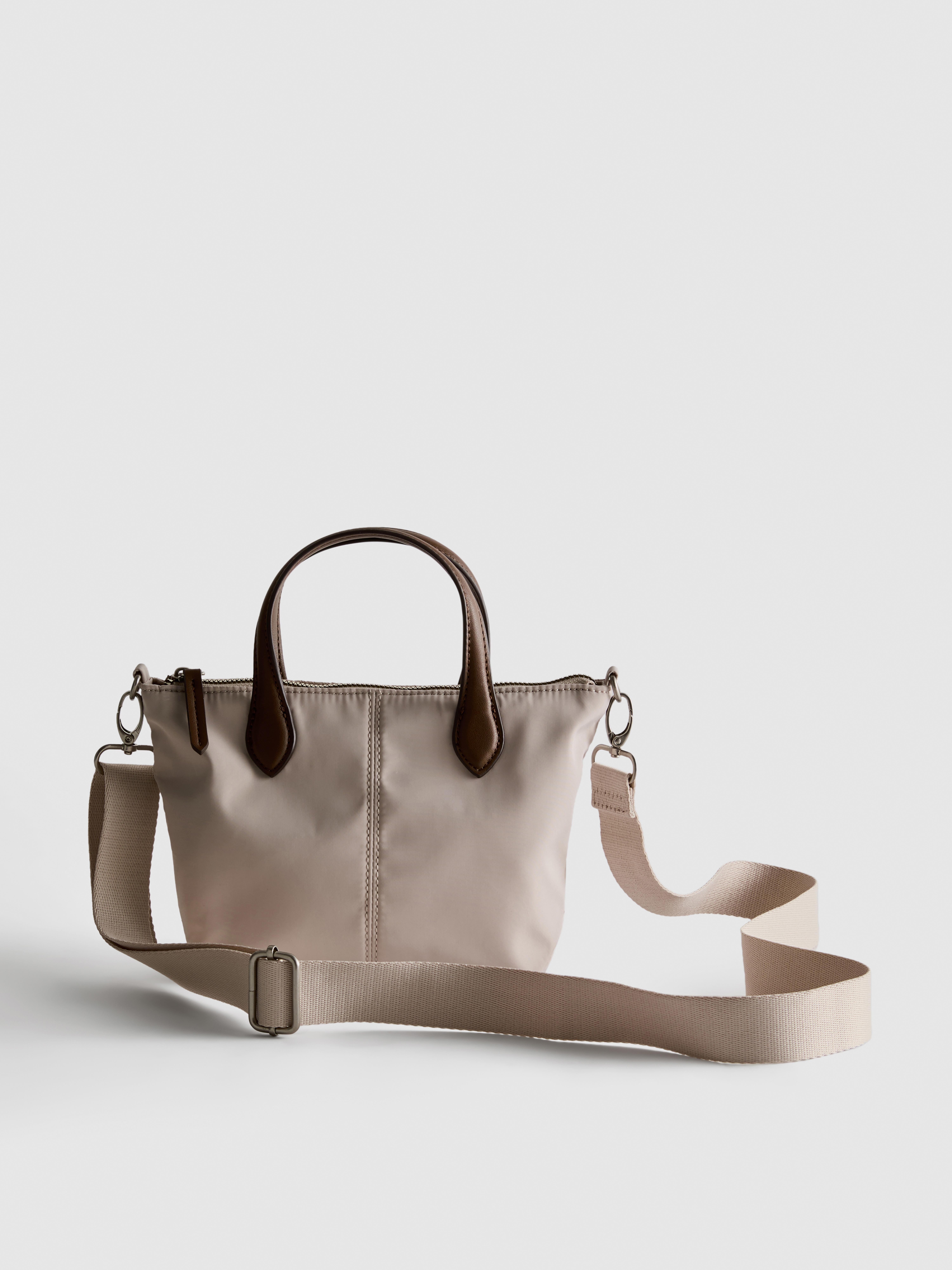 Women's Chocolate Mini Zip Tote Bag | Primark