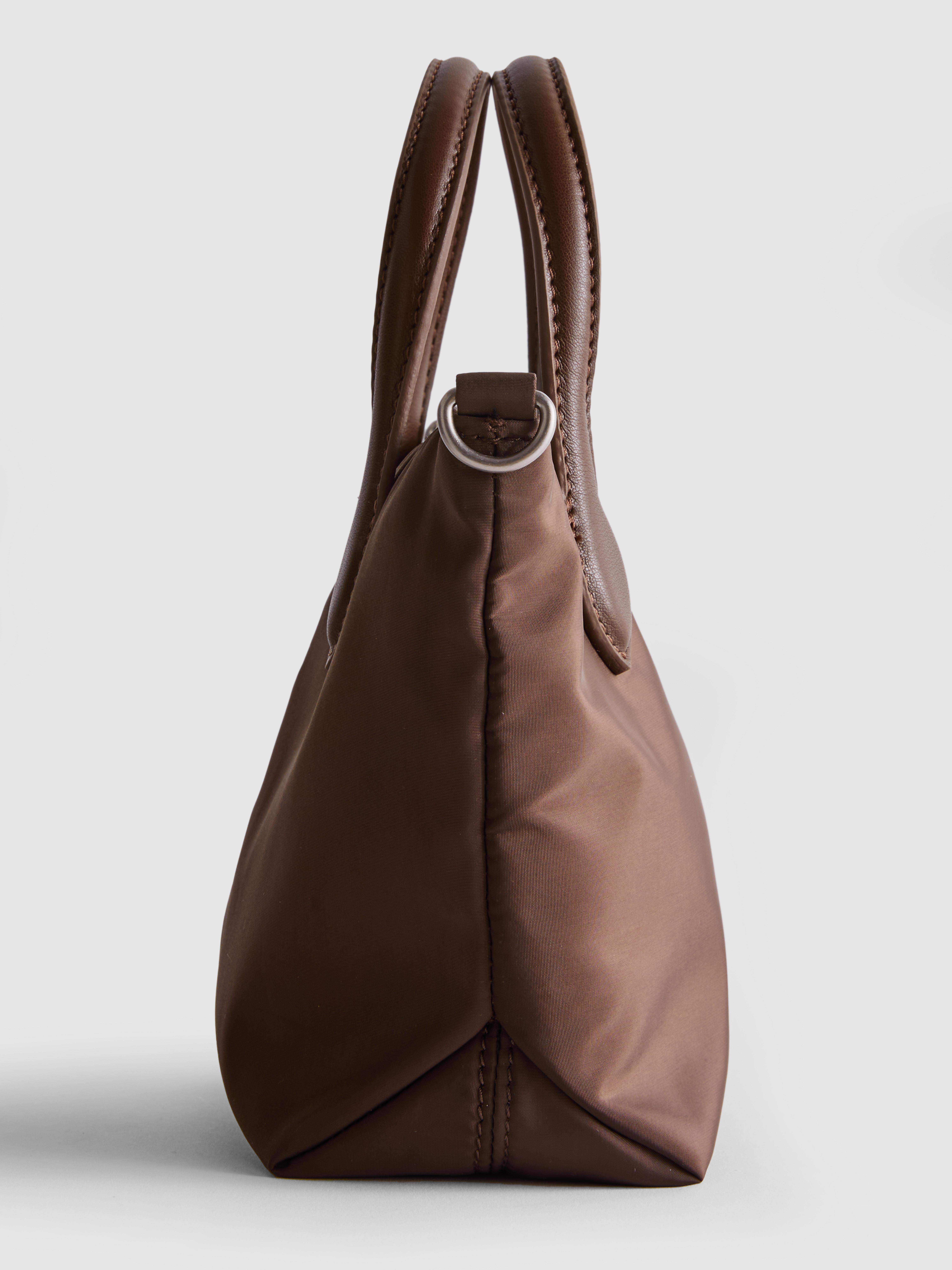 Mała torba shopper zapinana na zamek