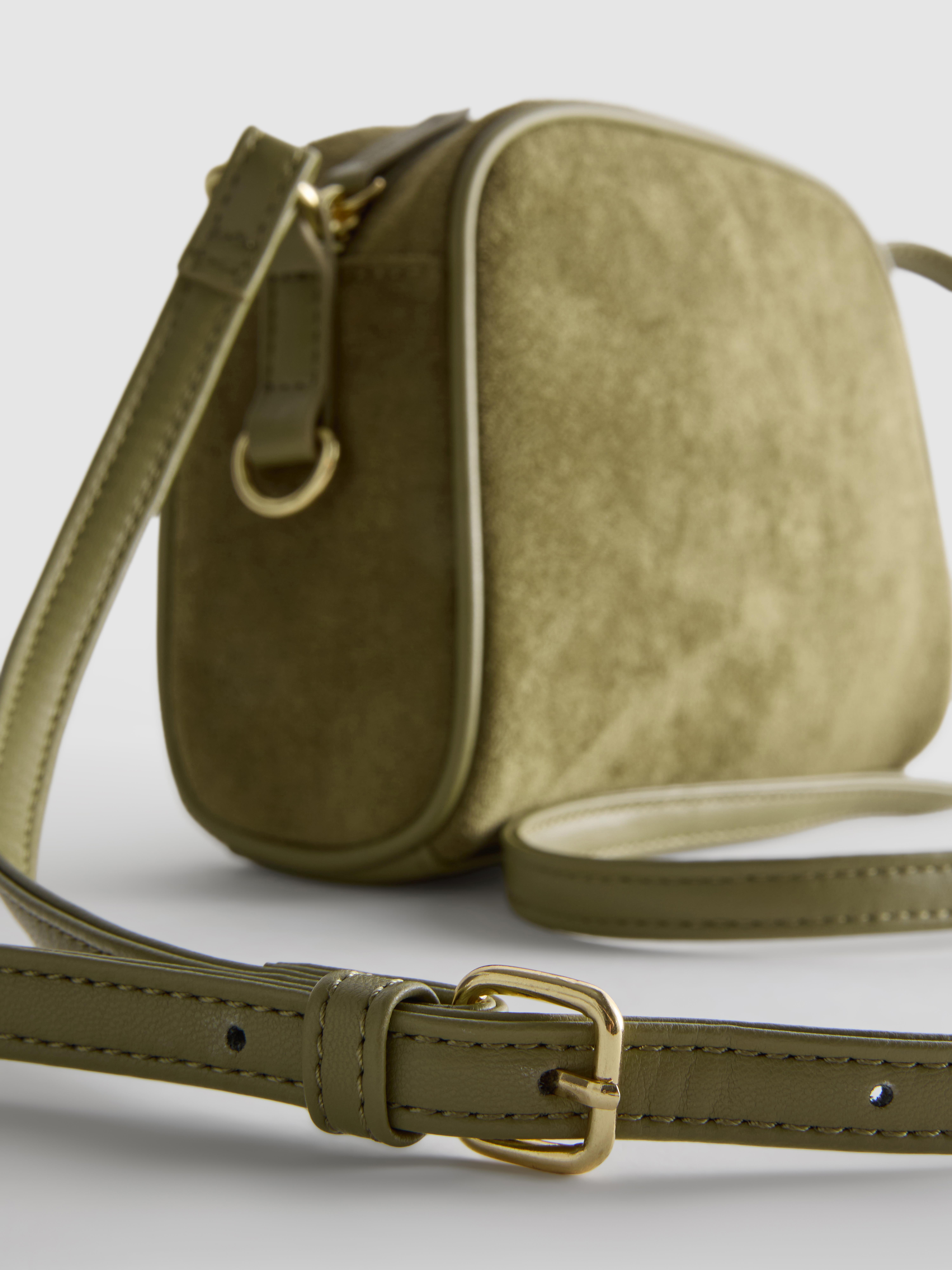 Mini sac à bandoulière en suédine
